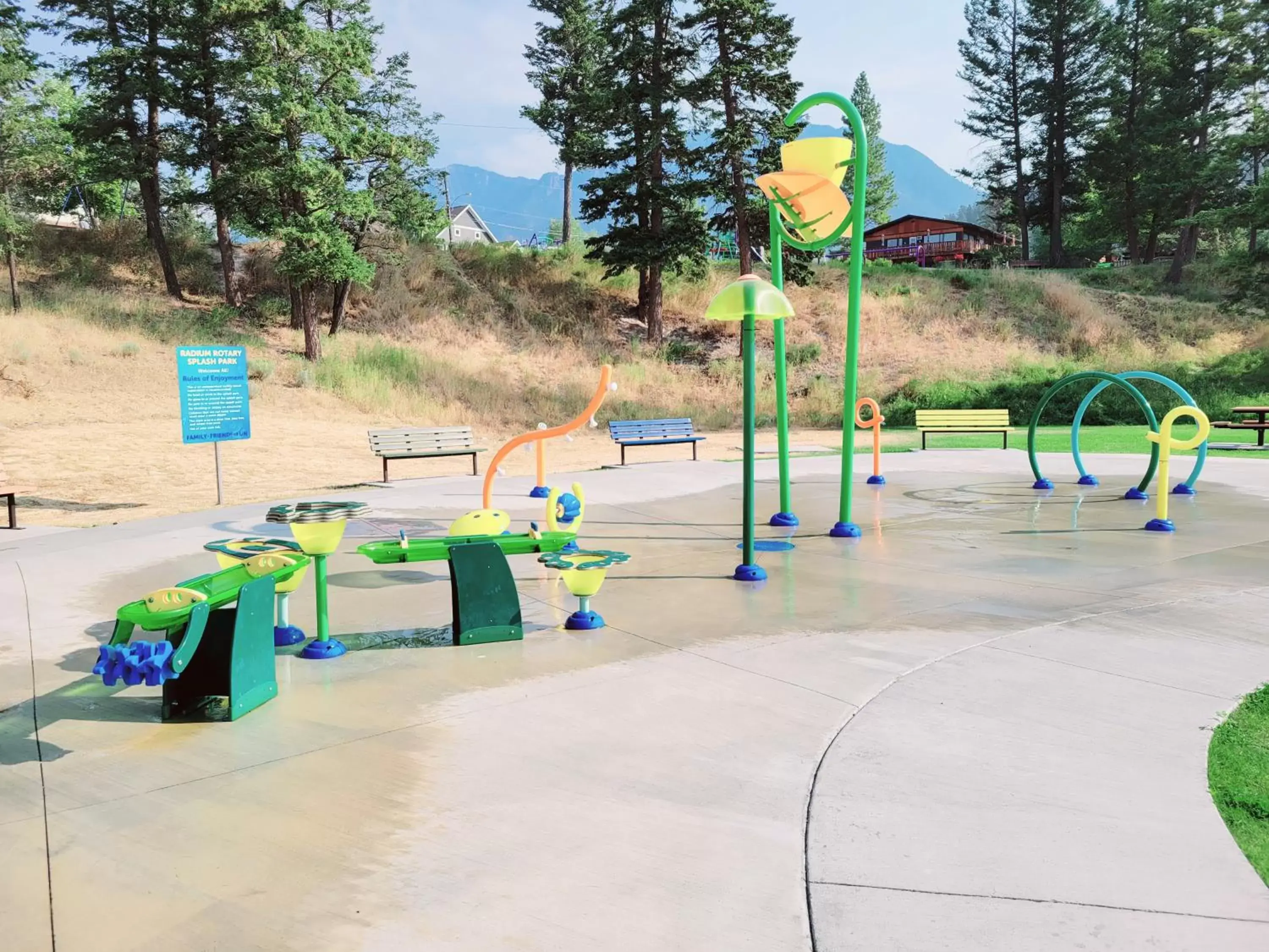 Aqua park, Children's Play Area in Mountain Springs Motel