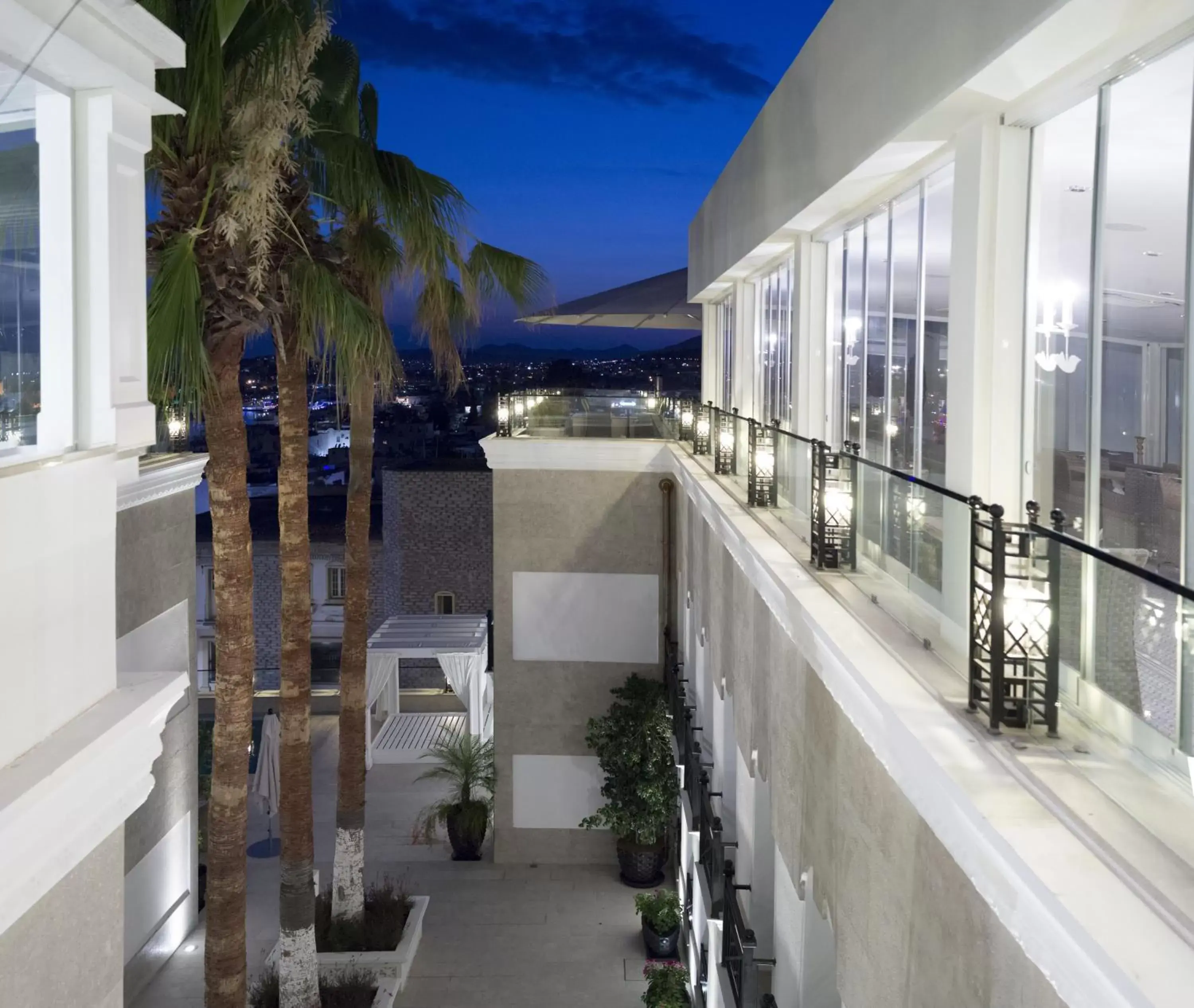 Property building, Balcony/Terrace in Ena Boutique Hotel