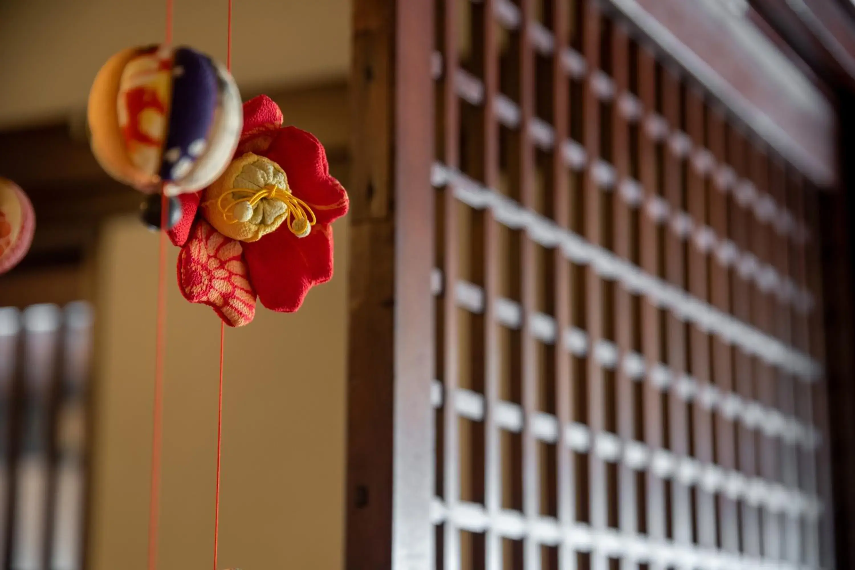 Decorative detail in Kadokyu Ryokan