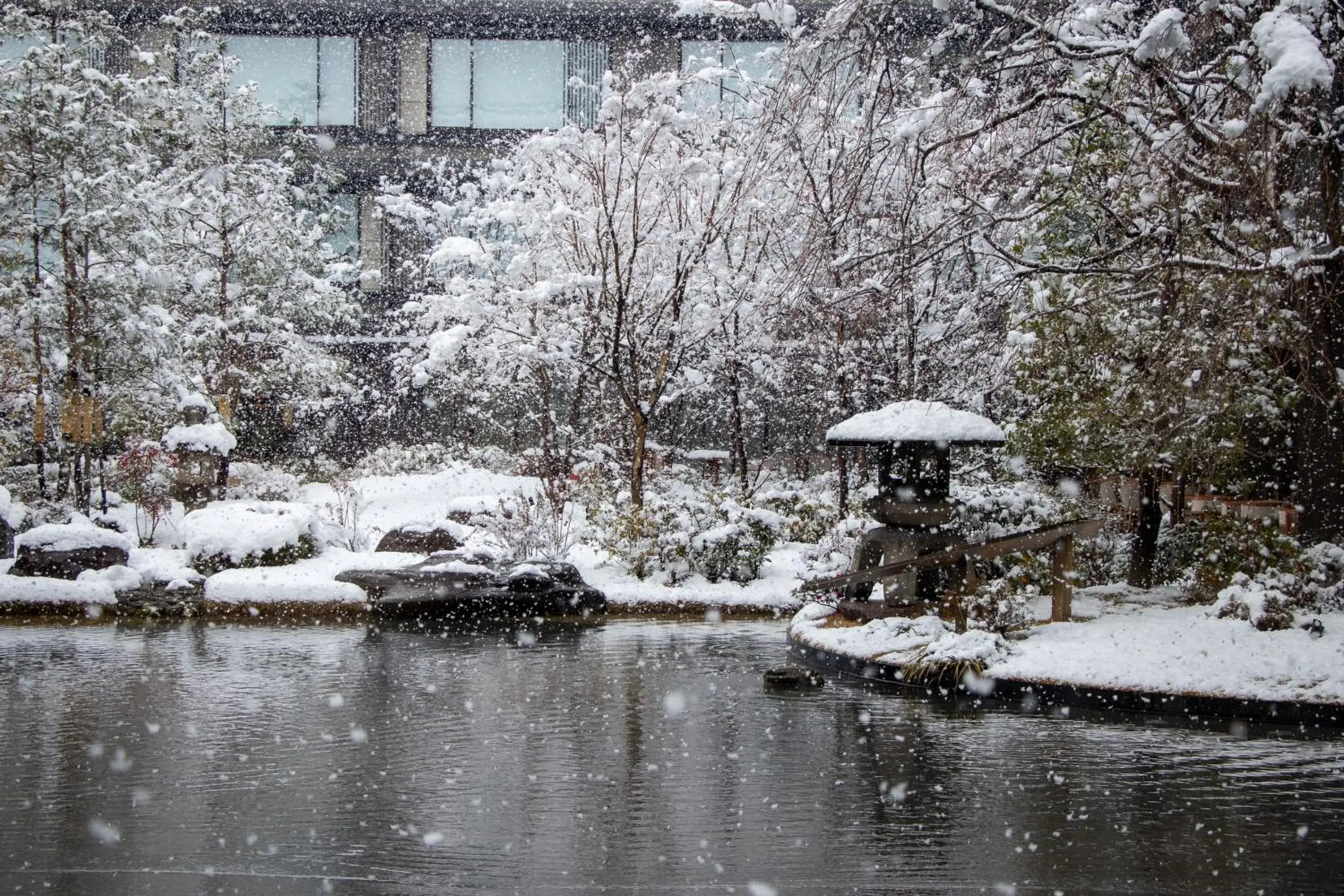 Property building, Winter in HOTEL THE MITSUI KYOTO, a Luxury Collection Hotel & Spa