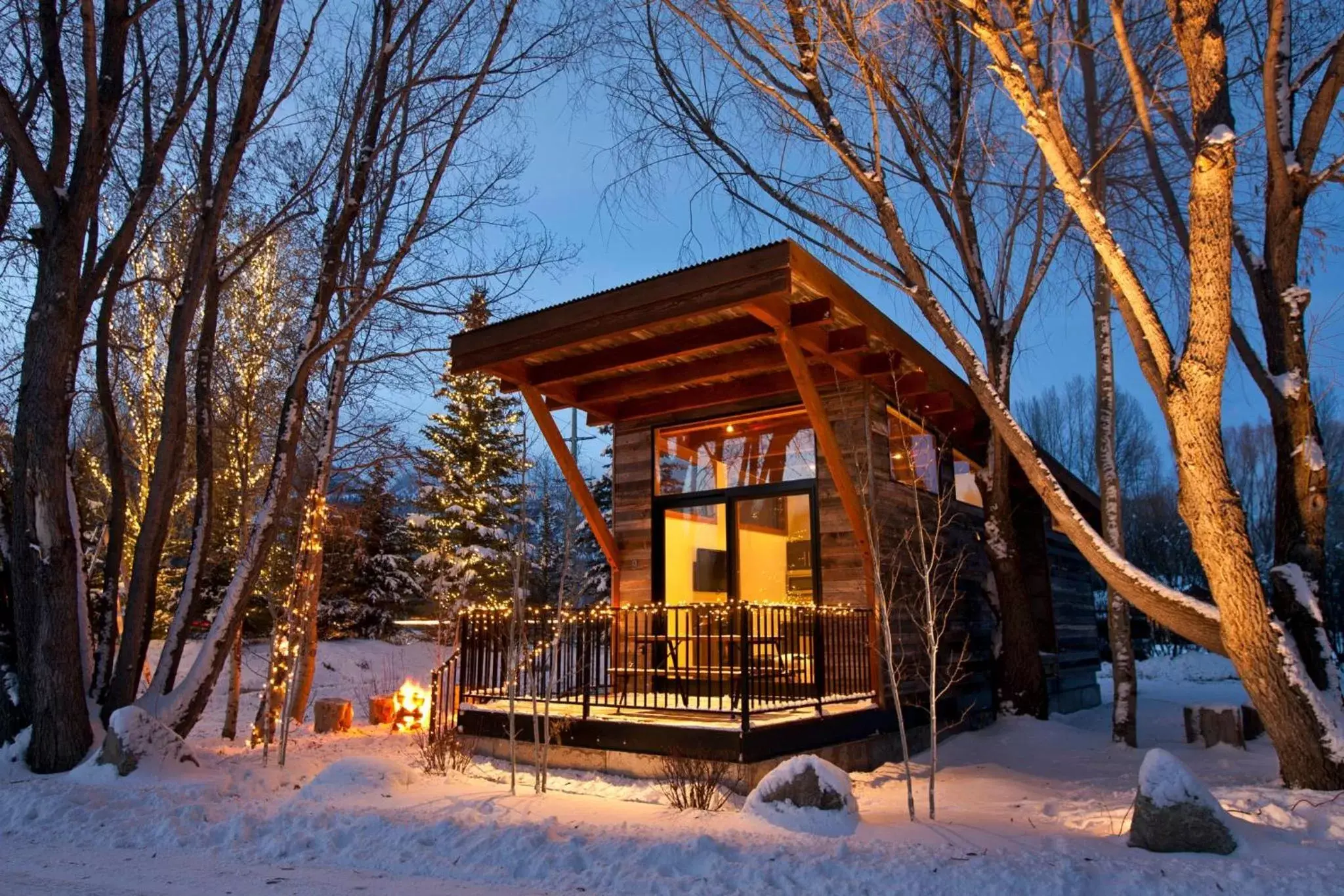 Natural landscape, Winter in Fireside Resort