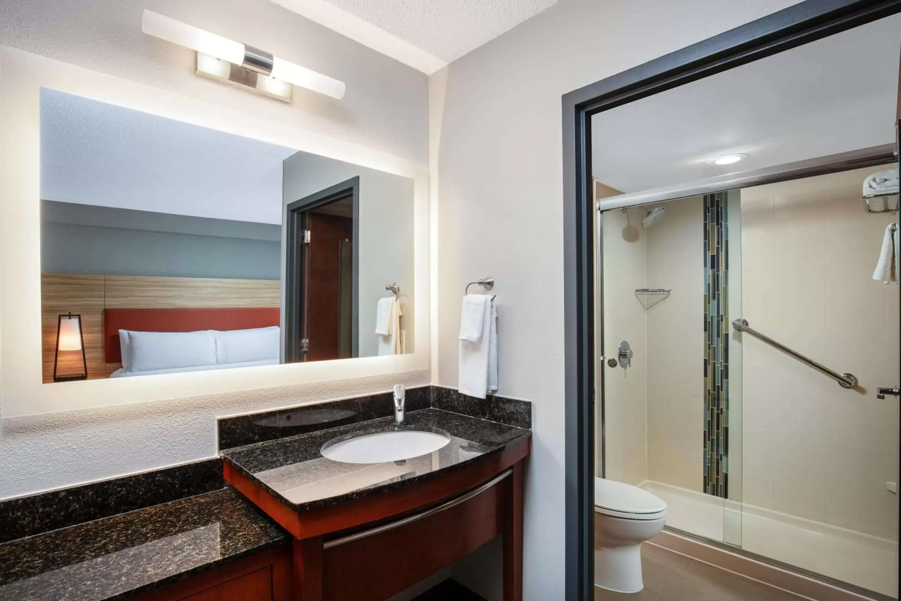 Bathroom in Candlewood Suites - Cincinnati Northeast - Mason, an IHG Hotel