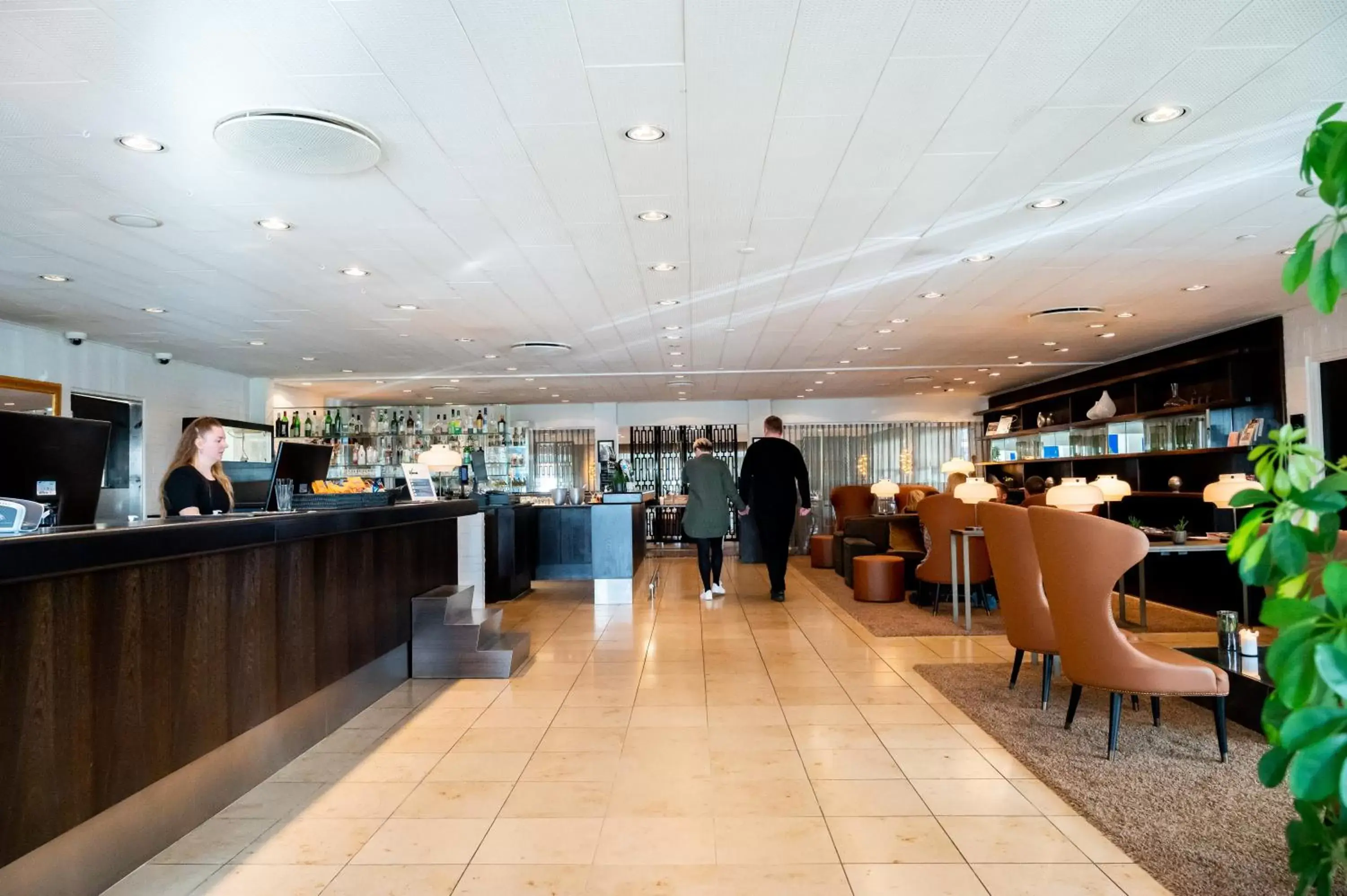 Lobby or reception in Hotel Svanen Billund