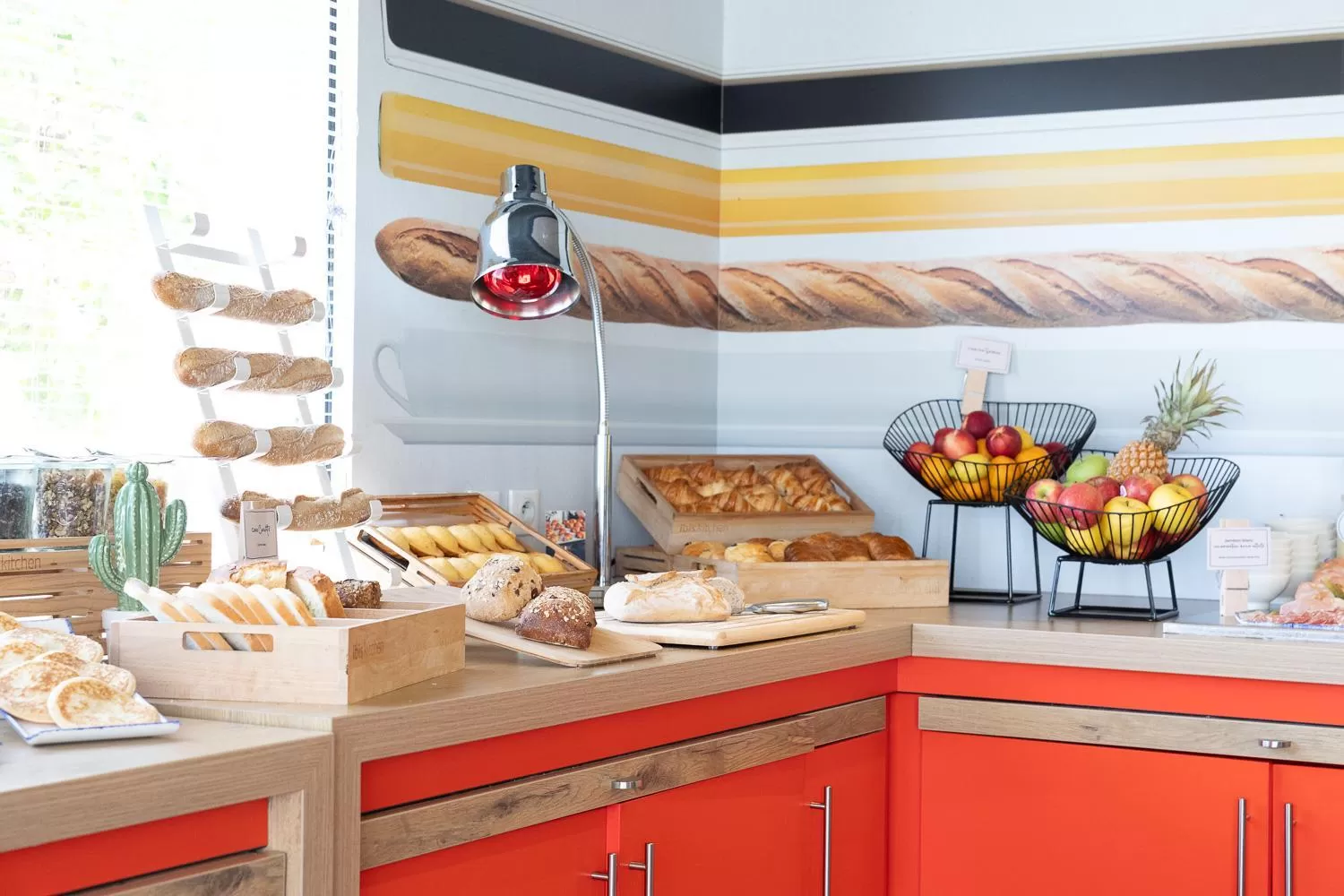 Buffet breakfast in ibis Perpignan Sud Saint Charles