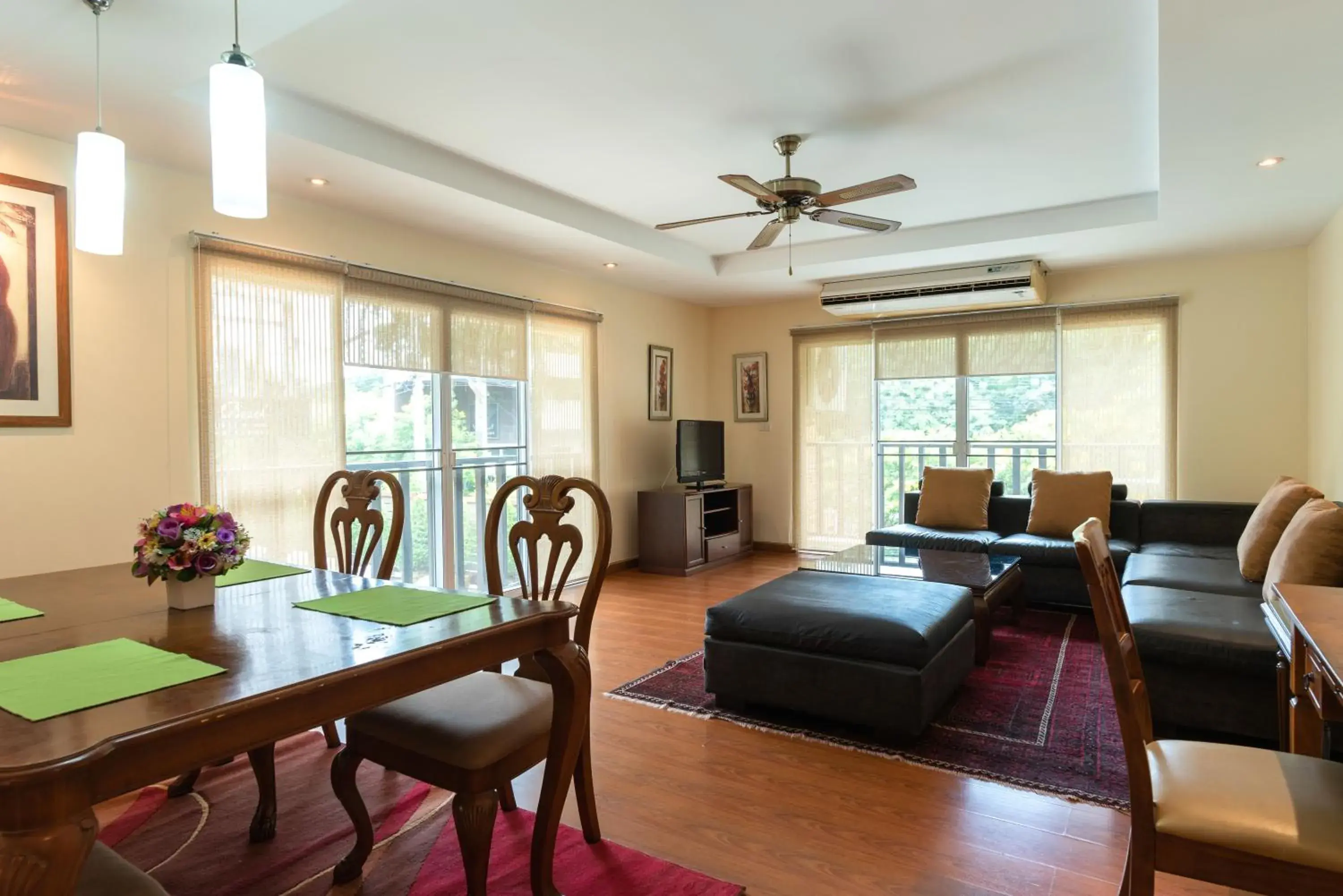 Living room, Dining Area in Jomtien Beach Residence