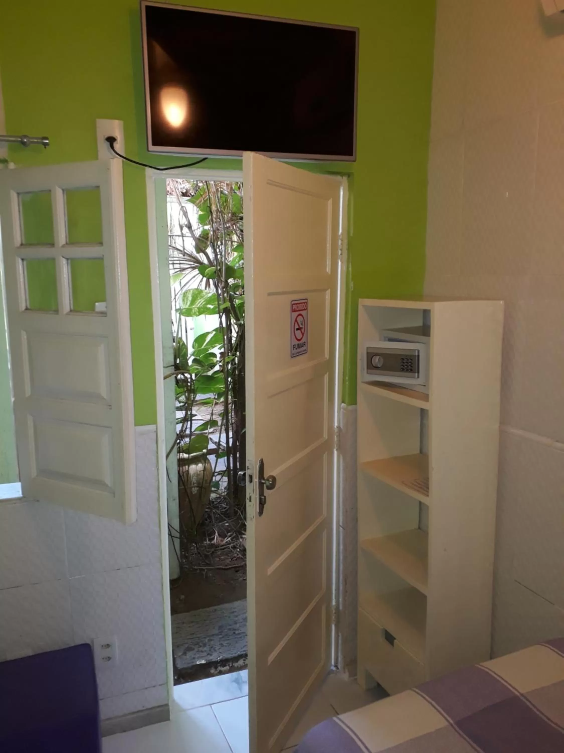 Bed in Hotel Pousada Papaya Verde