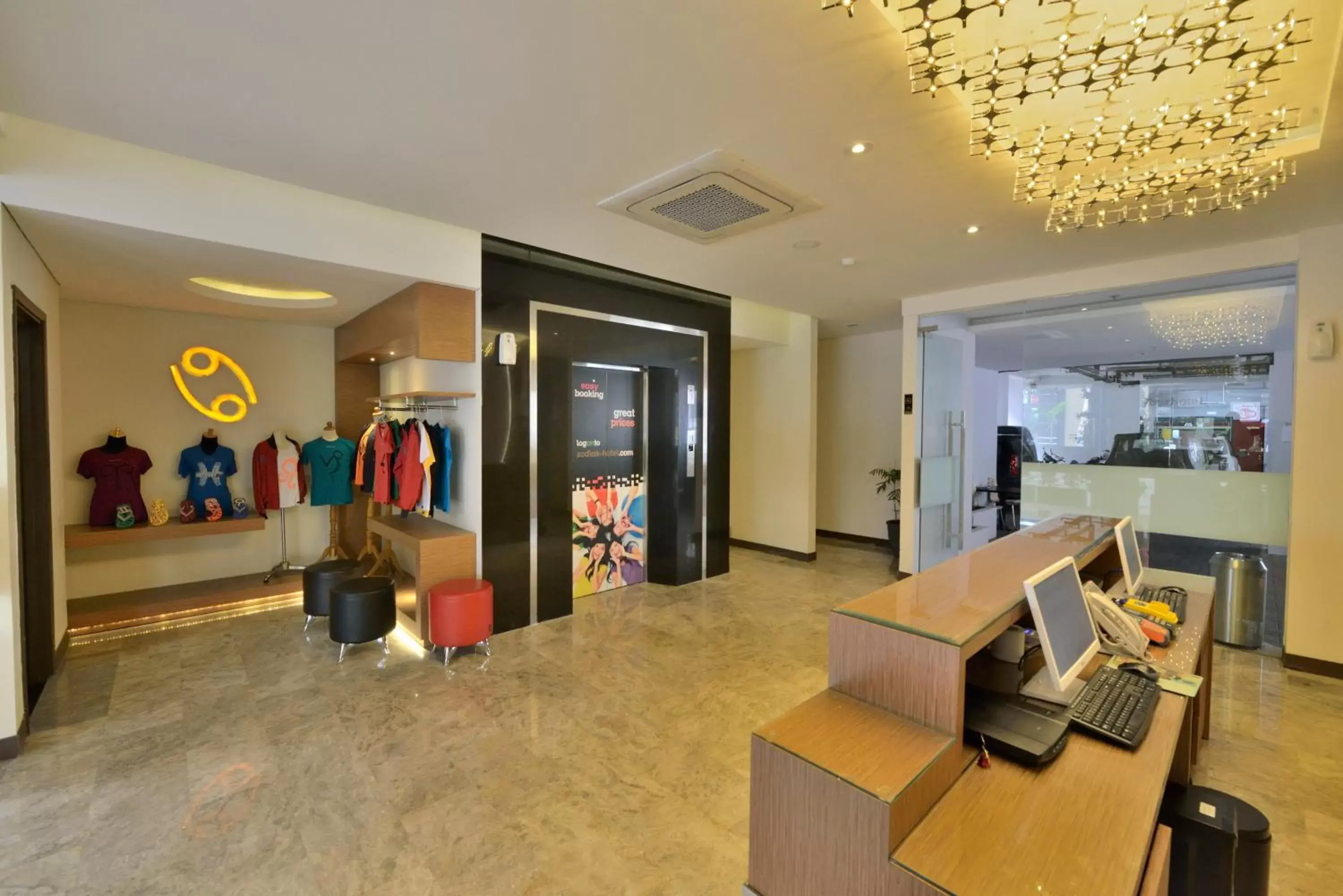 Lobby or reception, Lobby/Reception in Zodiak Asia Afrika by KAGUM Hotels