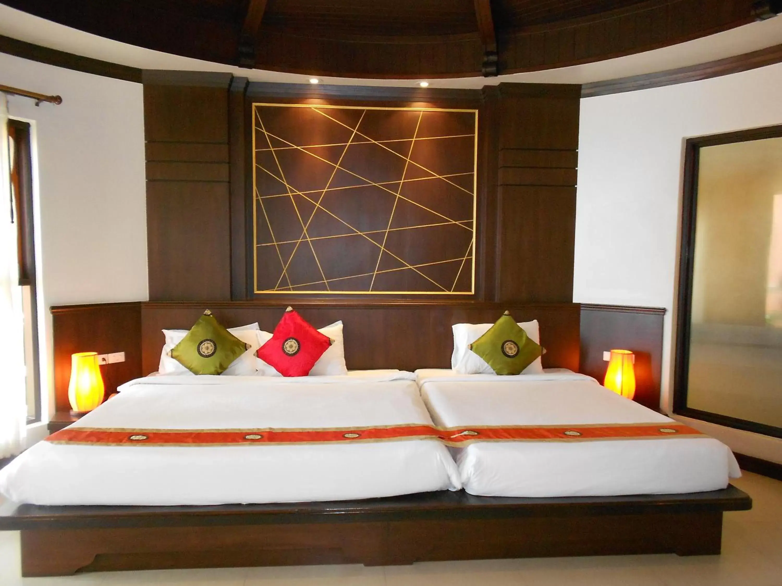 Bed in Golden Beach Resort