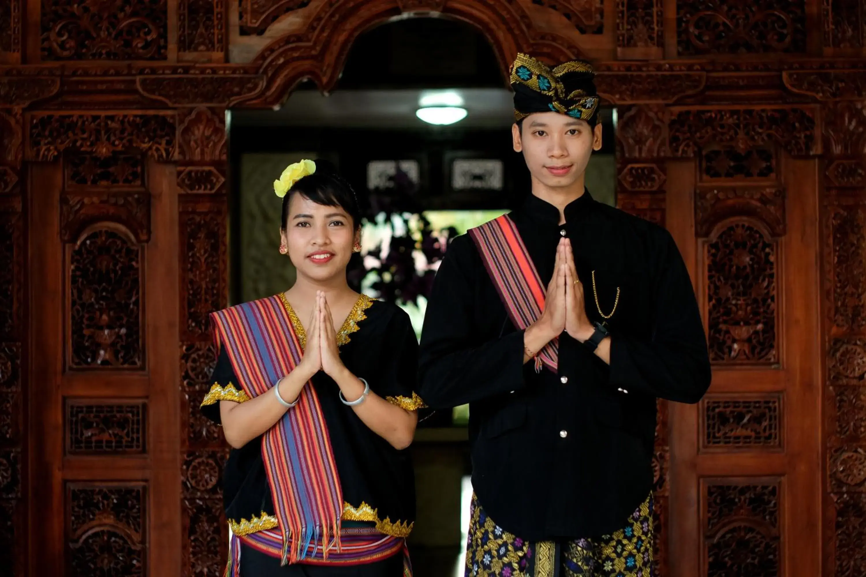 Facade/entrance in Puri Saron Senggigi Hotel