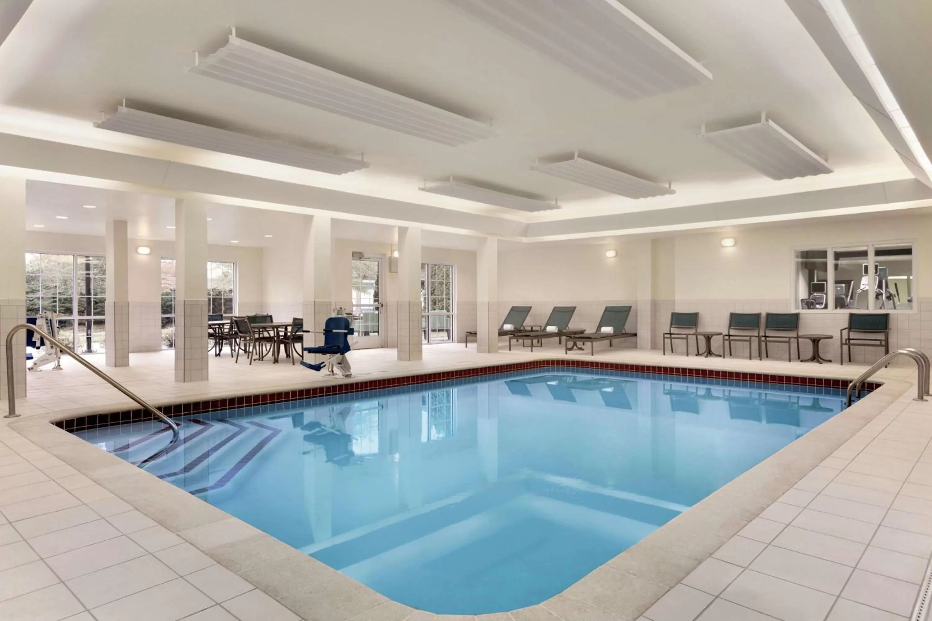 Pool view in Homewood Suites by Hilton Columbus-Dublin