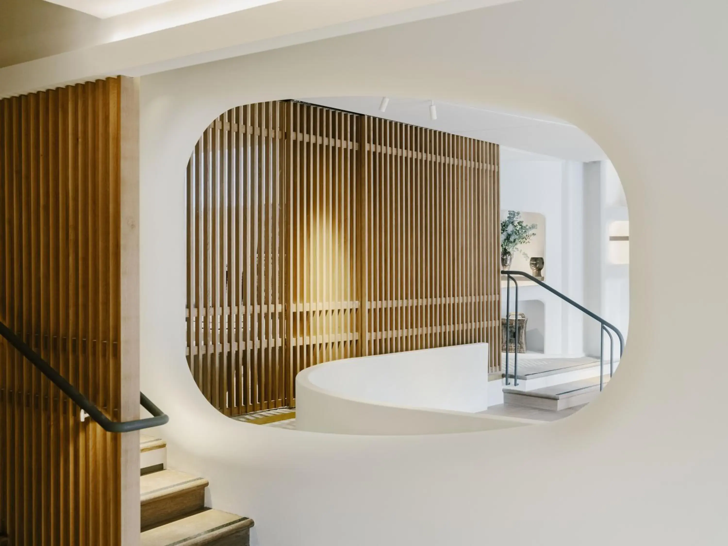 Lobby or reception, Bathroom in Hôtel Belle Plage & Villa Spa