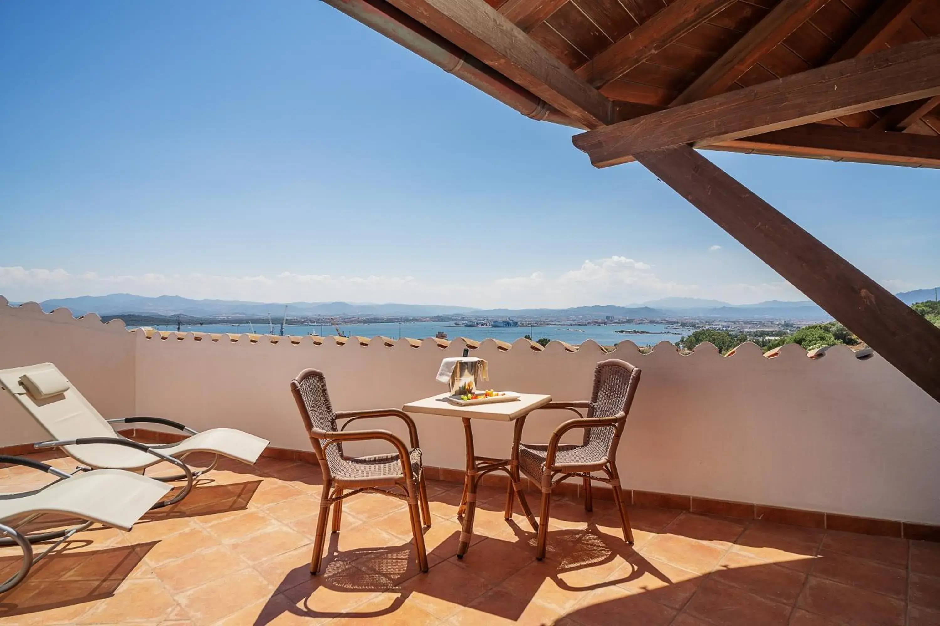 View (from property/room), Balcony/Terrace in Hotel dP Olbia - Sardinia