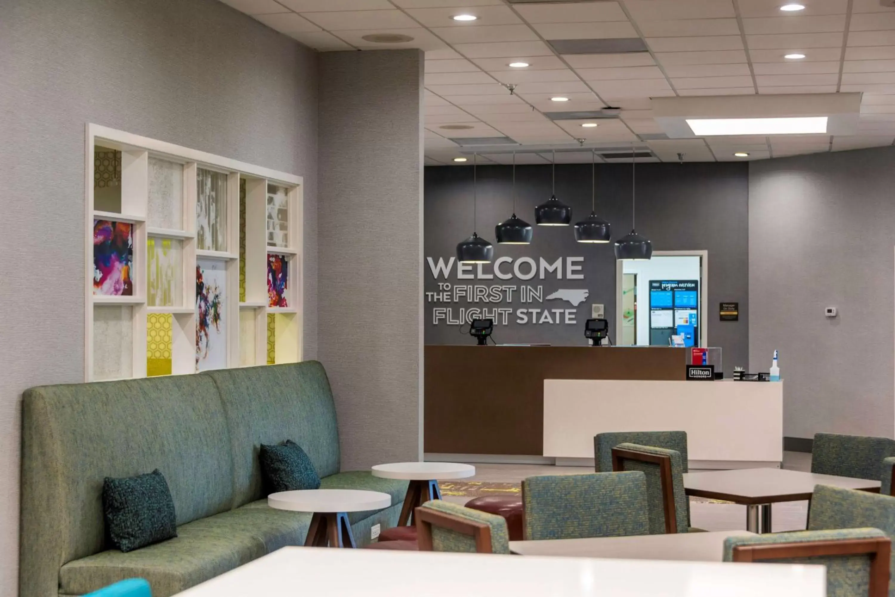 Lobby or reception in Hampton Inn Kinston