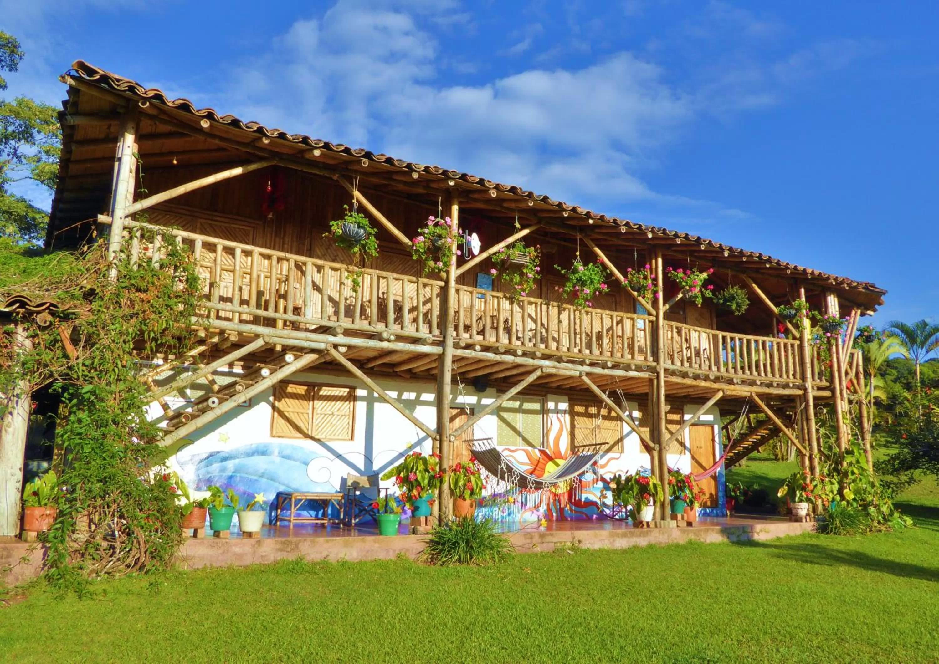 Facade/entrance in Finca El Cielo
