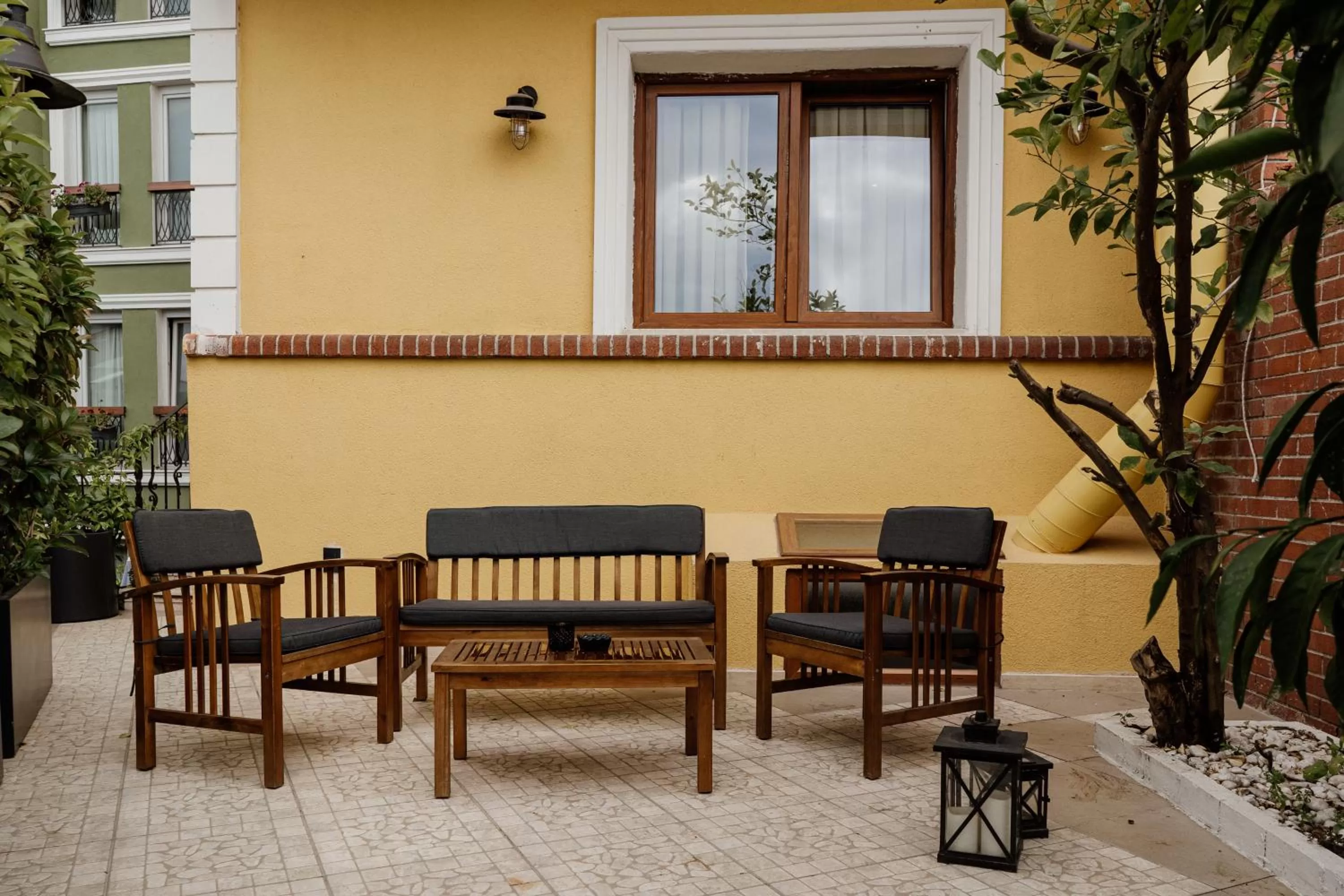 Garden in Hotel Poem