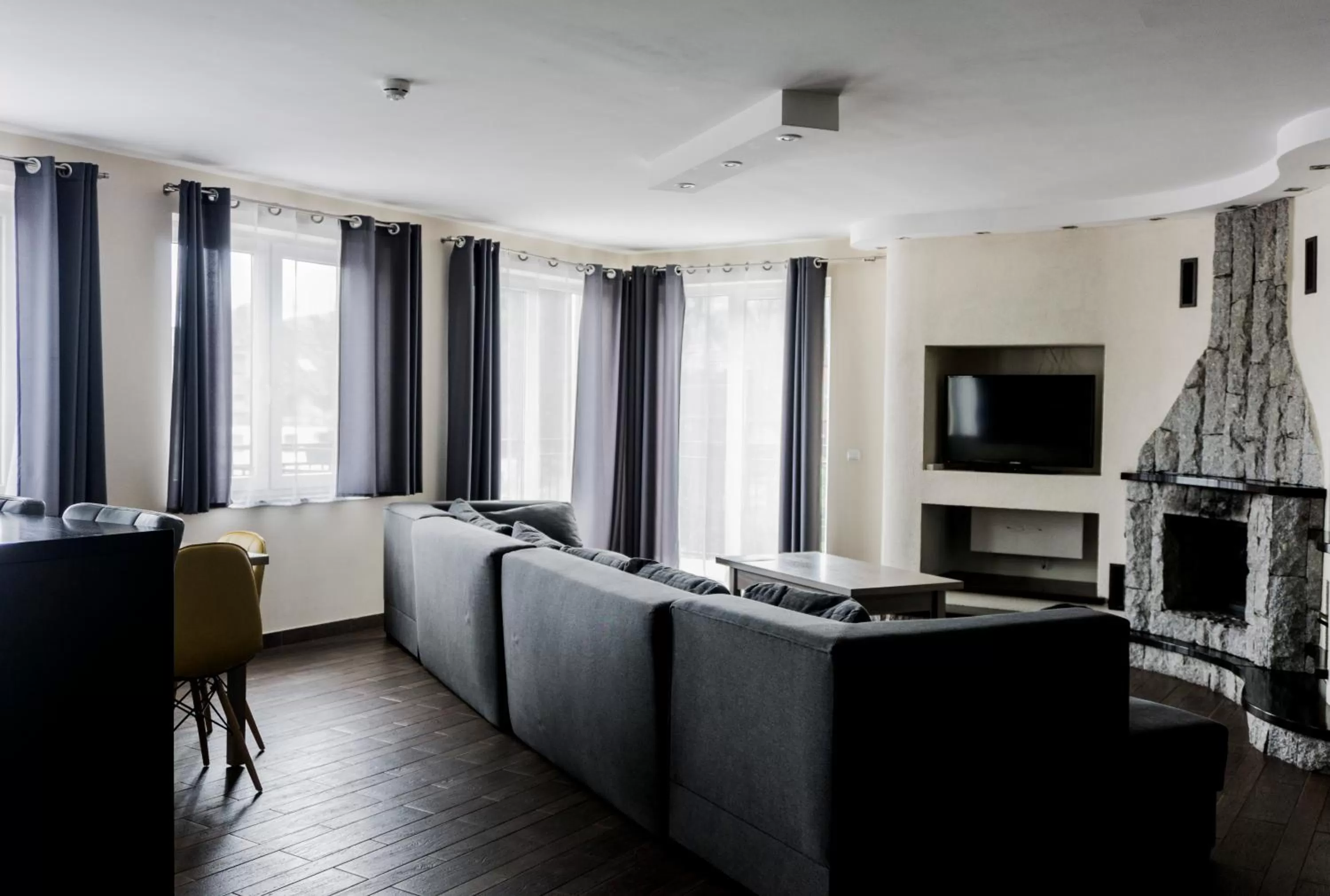 Seating area in dask resort