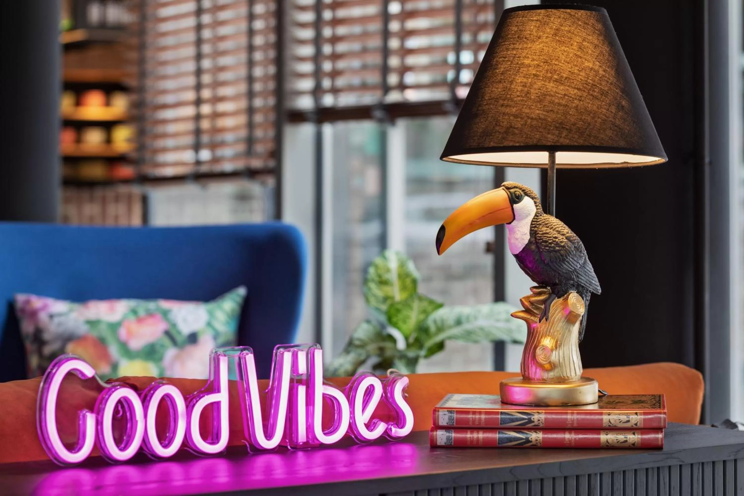 Lobby or reception in Moxy Amiens