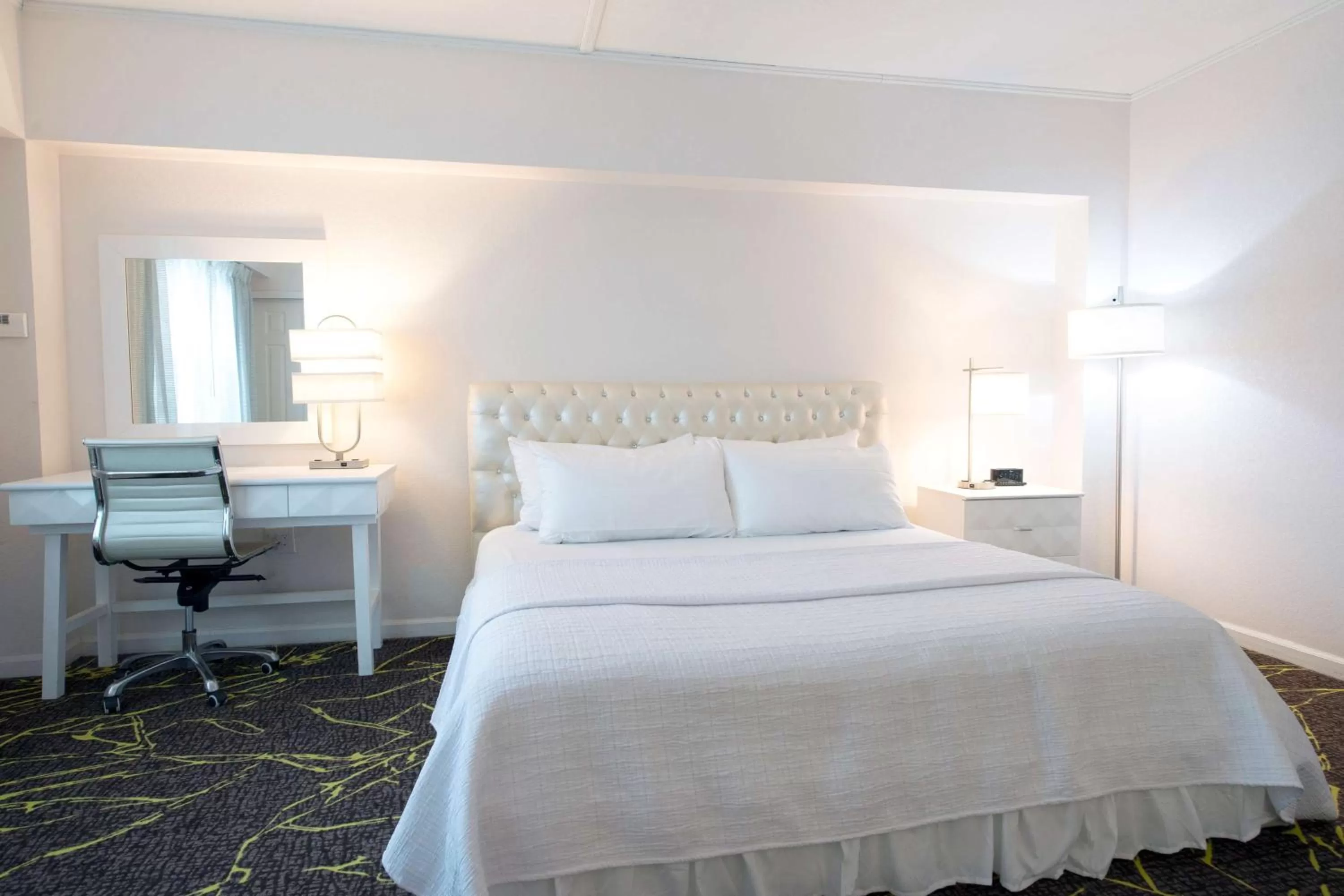 Bedroom, Bed in The Roslyn, Tapestry Collection by Hilton