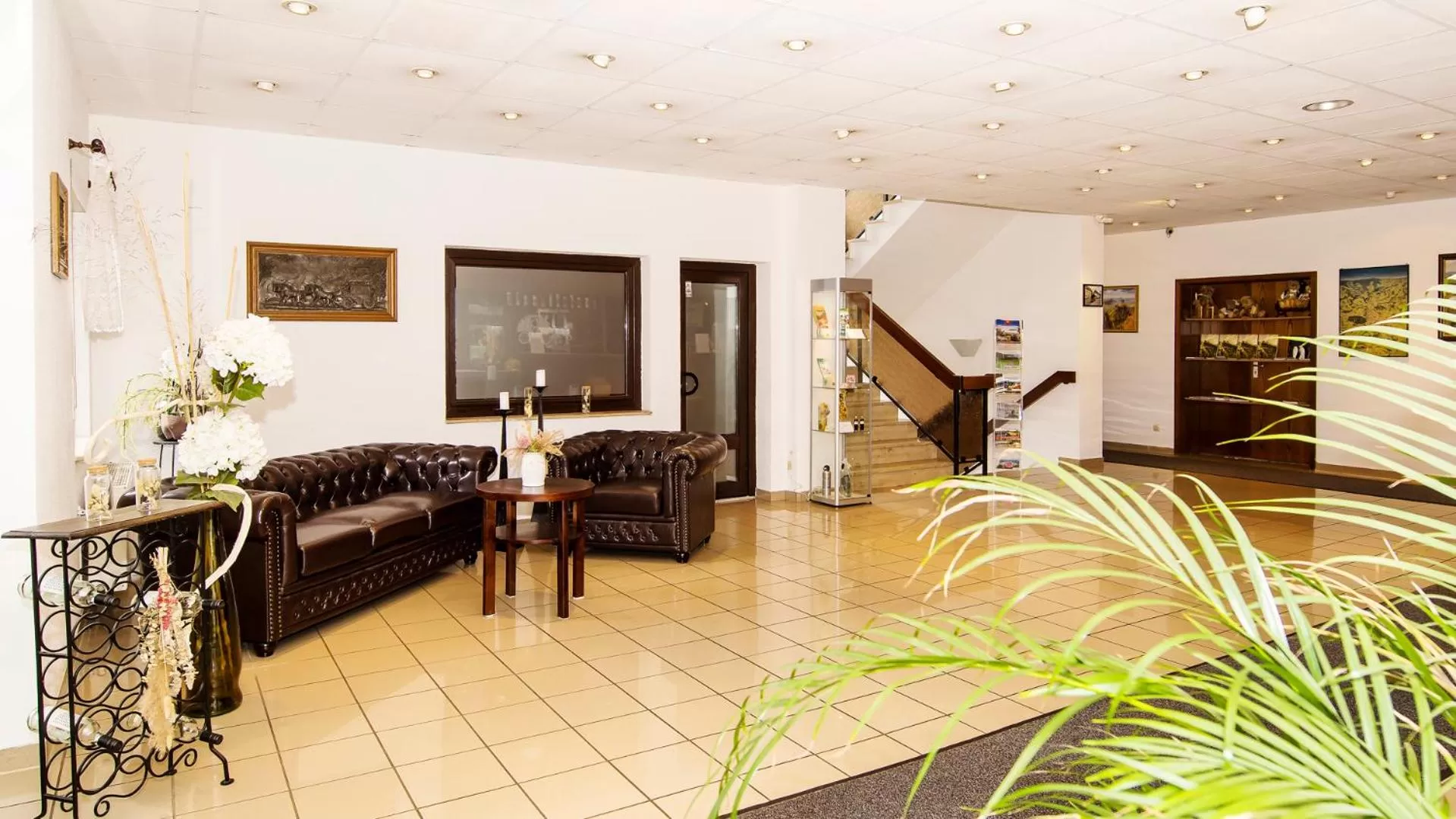 Lobby or reception in Hotel Zur Post