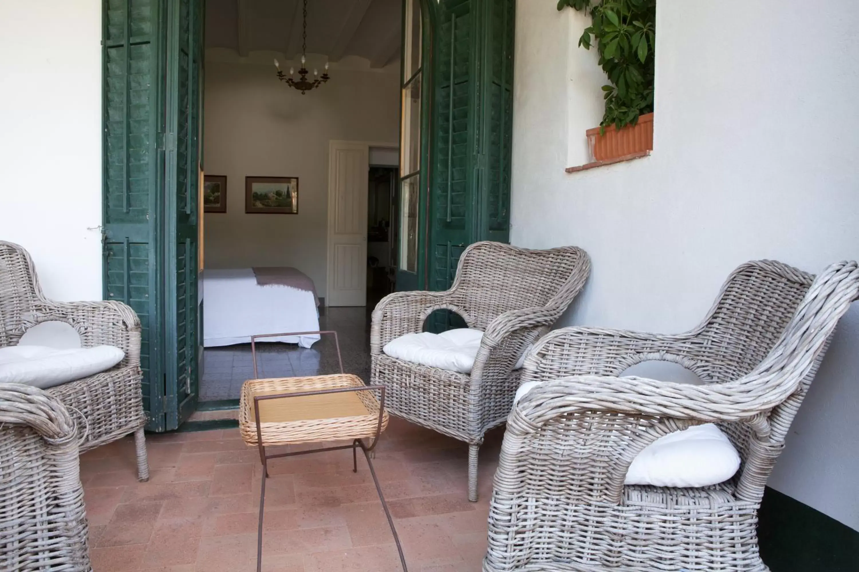 Balcony/Terrace, Seating Area in B&B Can Casadella