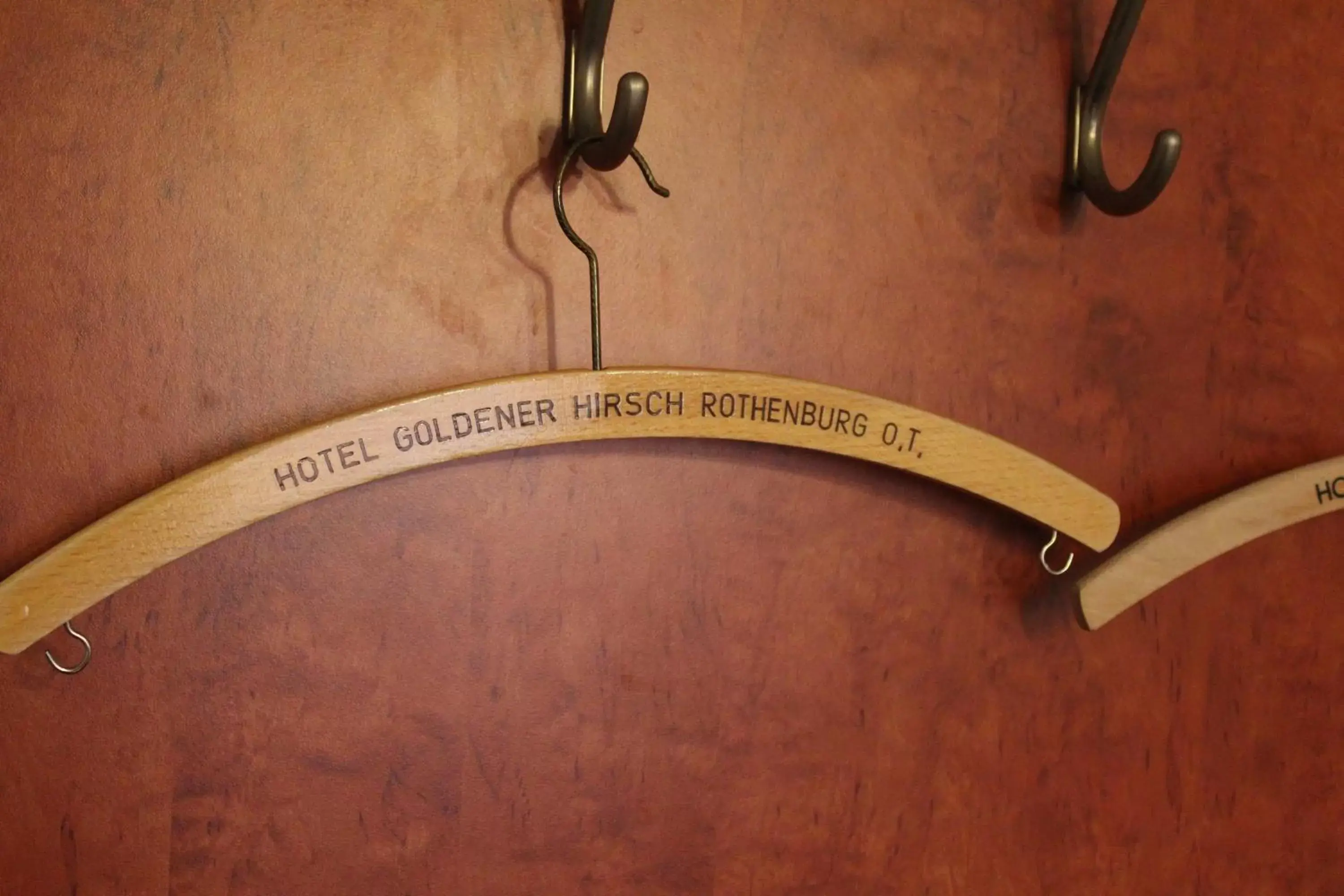 Decorative detail, Property Logo/Sign in Historik Hotel Goldener Hirsch Rothenburg