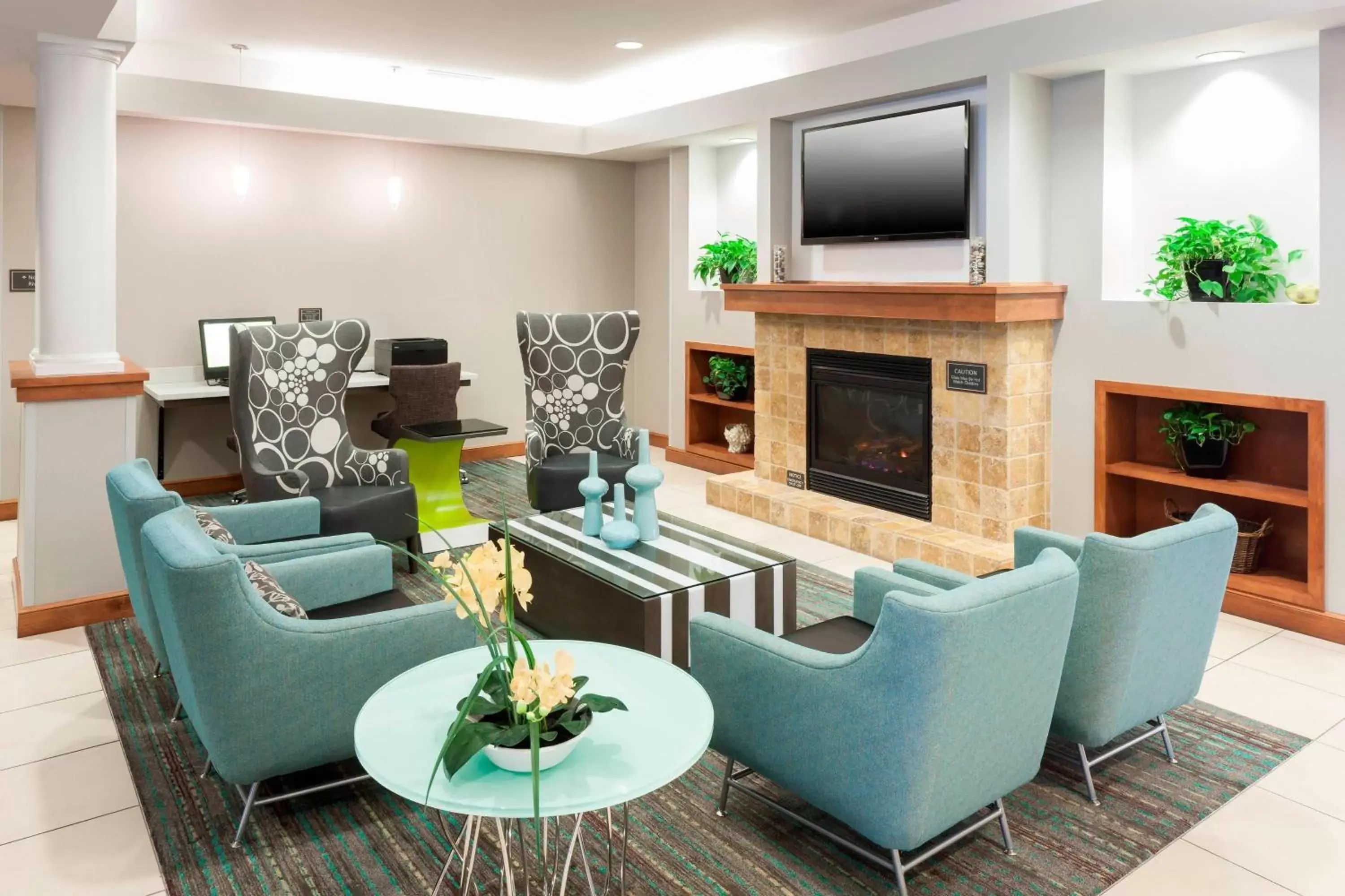Lobby or reception, Seating Area in Residence Inn by Marriott Chicago Lake Forest/Mettawa
