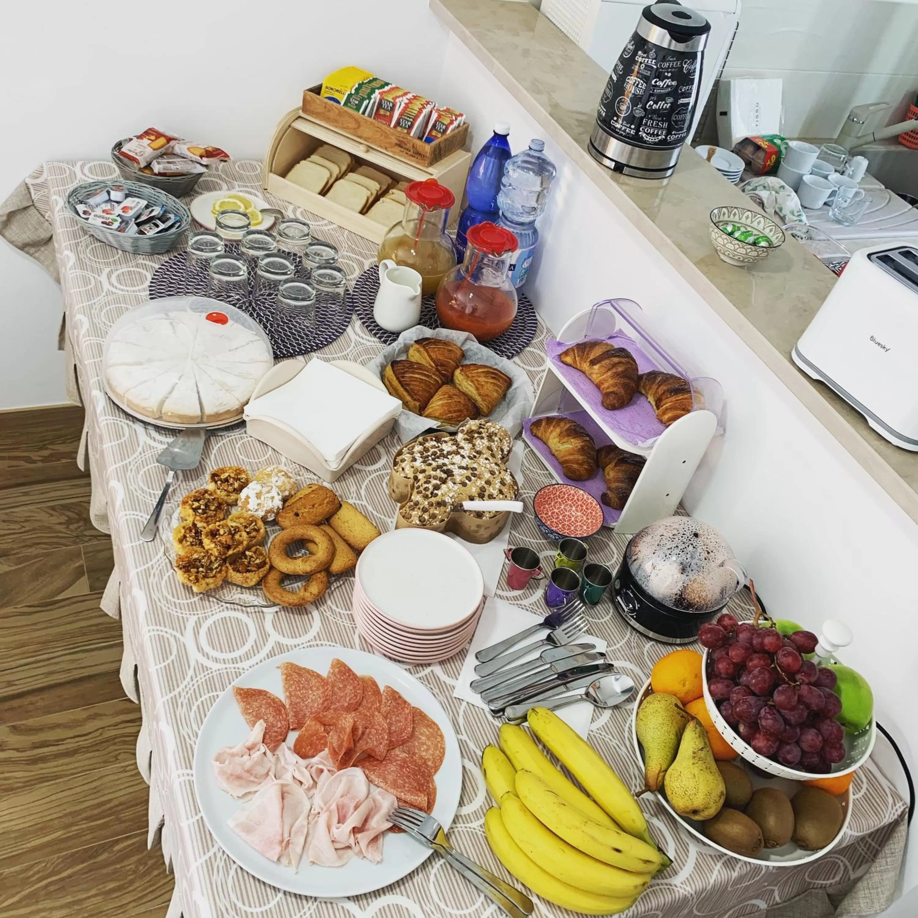 Food and drinks in B&B Di Fiore