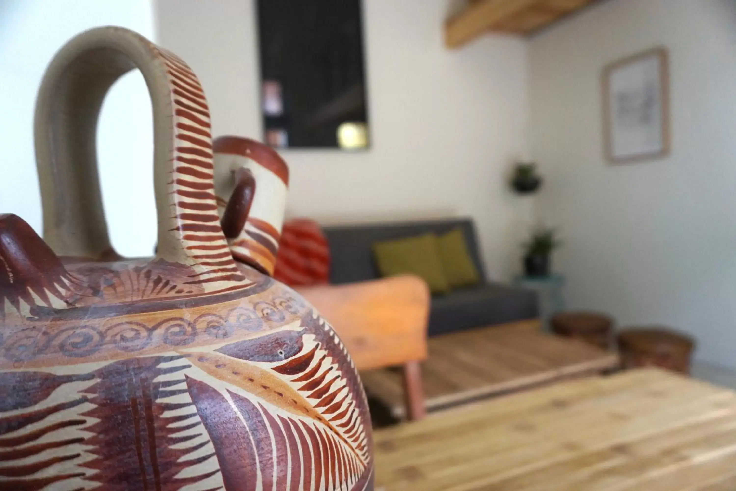 Seating Area in Casa Morelos by Barrio Mexico