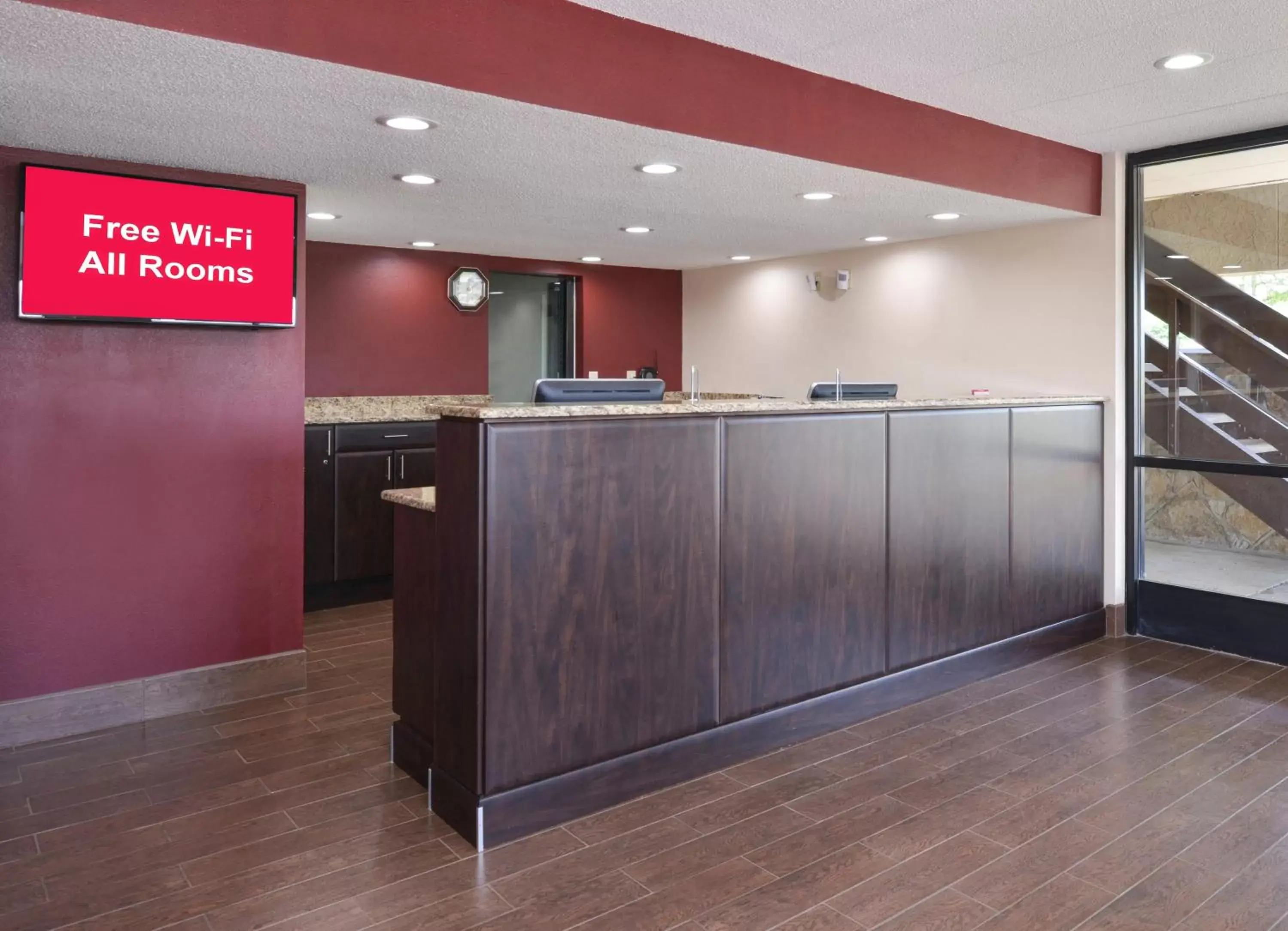 Lobby or reception, Lobby/Reception in Red Roof Inn Champaign - University