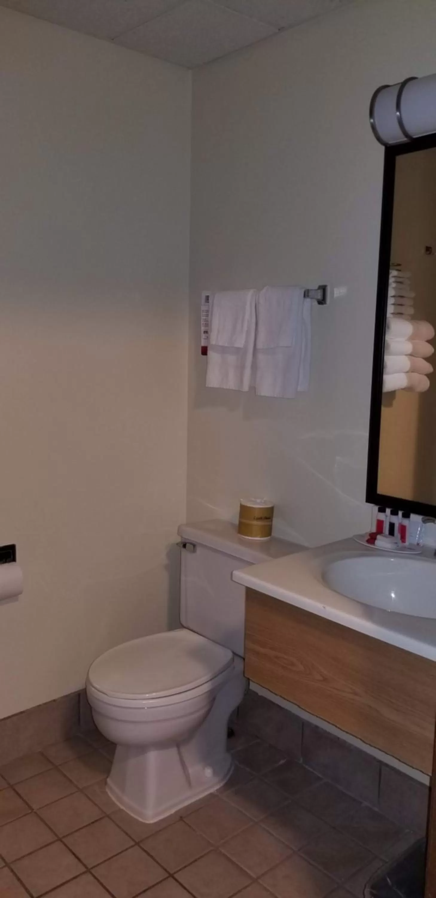 Bathroom in Super 8 by Wyndham Ashland