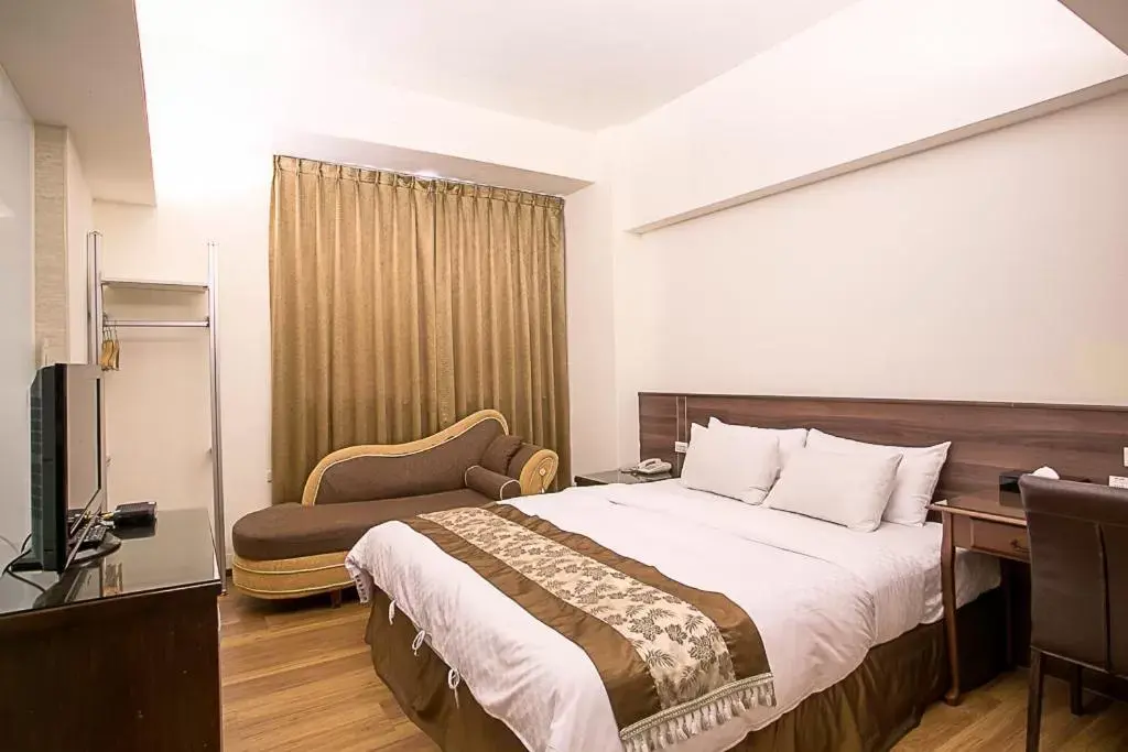 Bed in Huang Shin Business Hotel-Chung Kang Bed in Huang Shin Business Hotel-Chung Kang