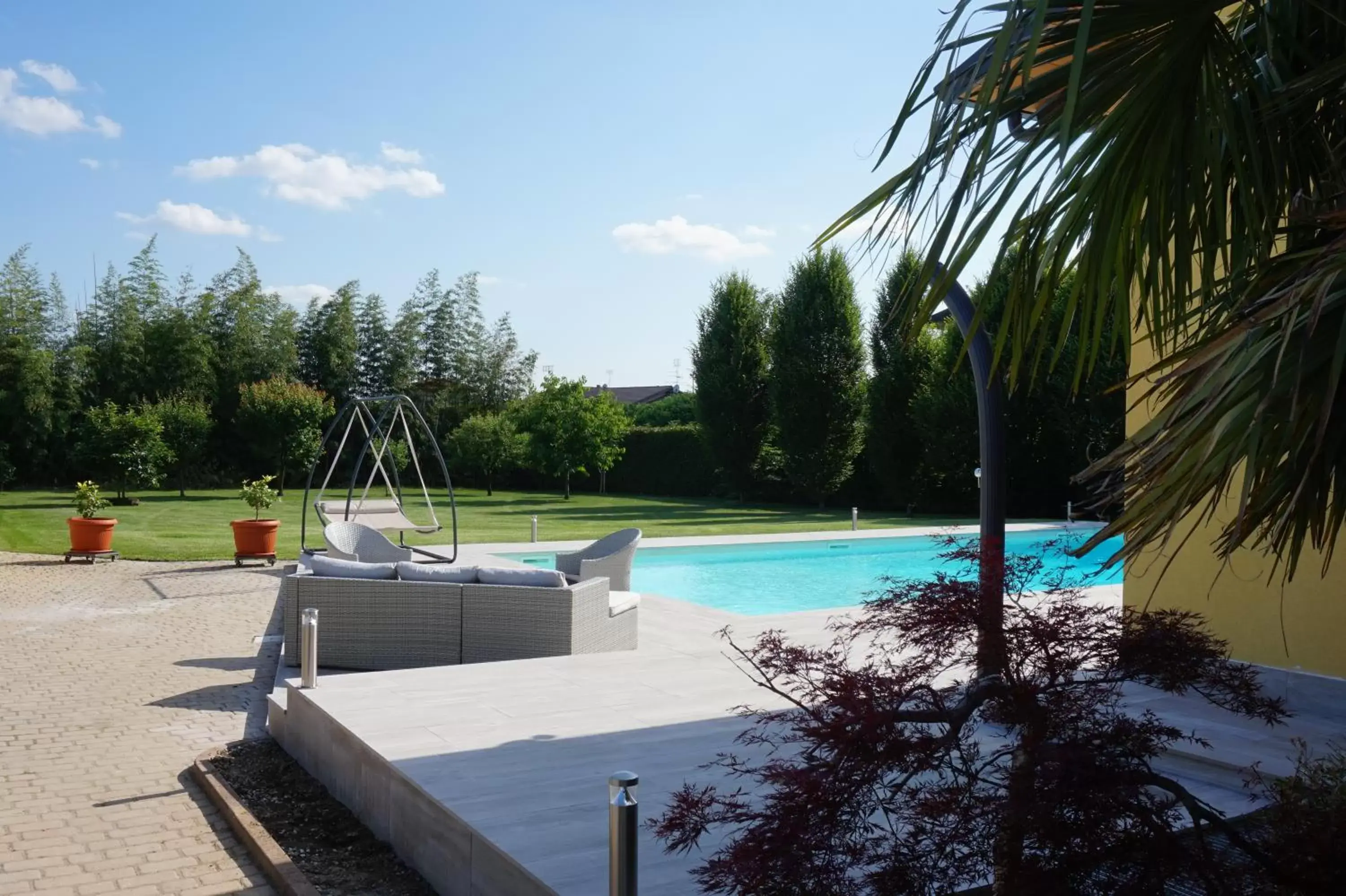 Garden, Swimming Pool in Residence Le Palme