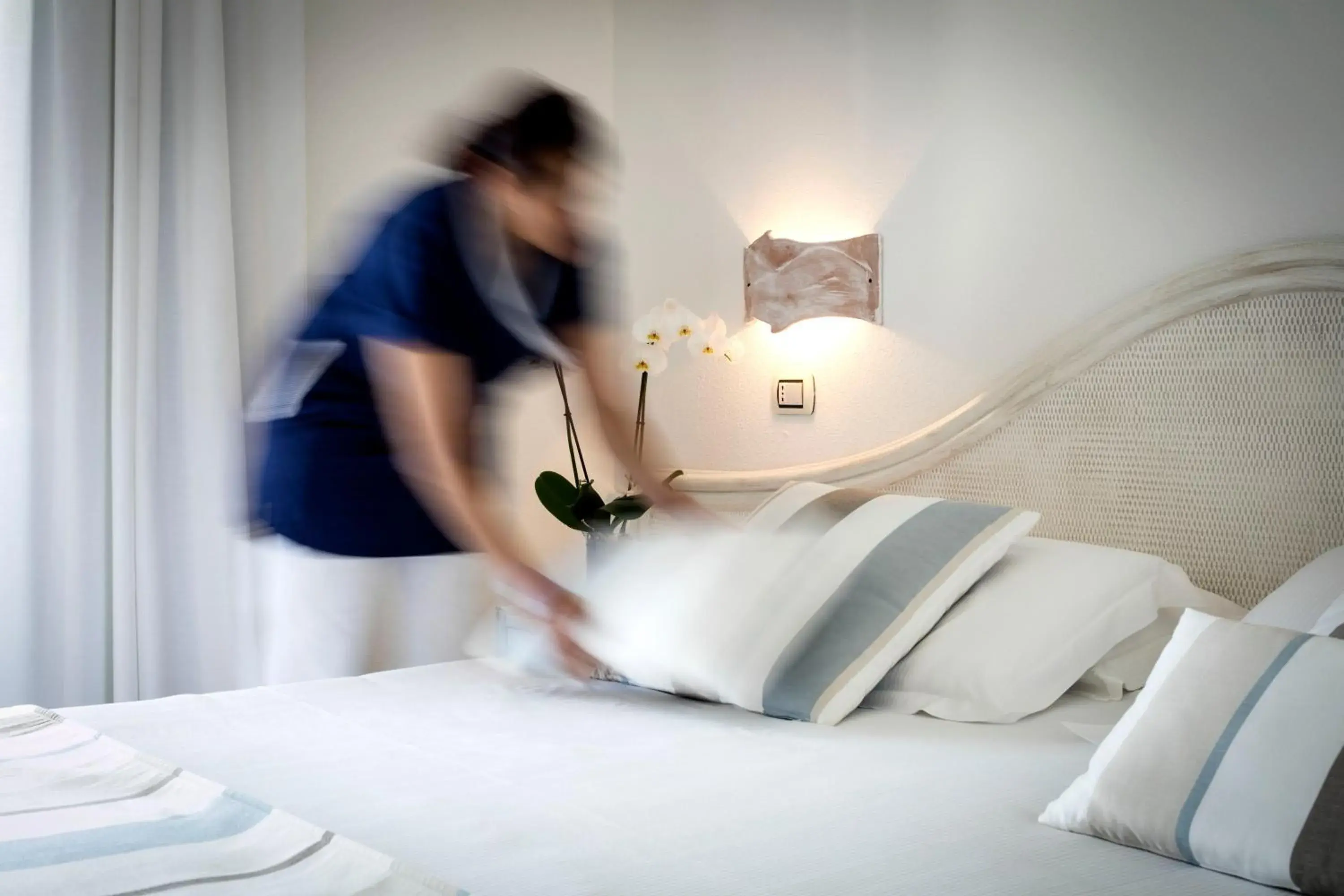 Staff, Bed in Gabbiano Azzurro Hotel & Suites