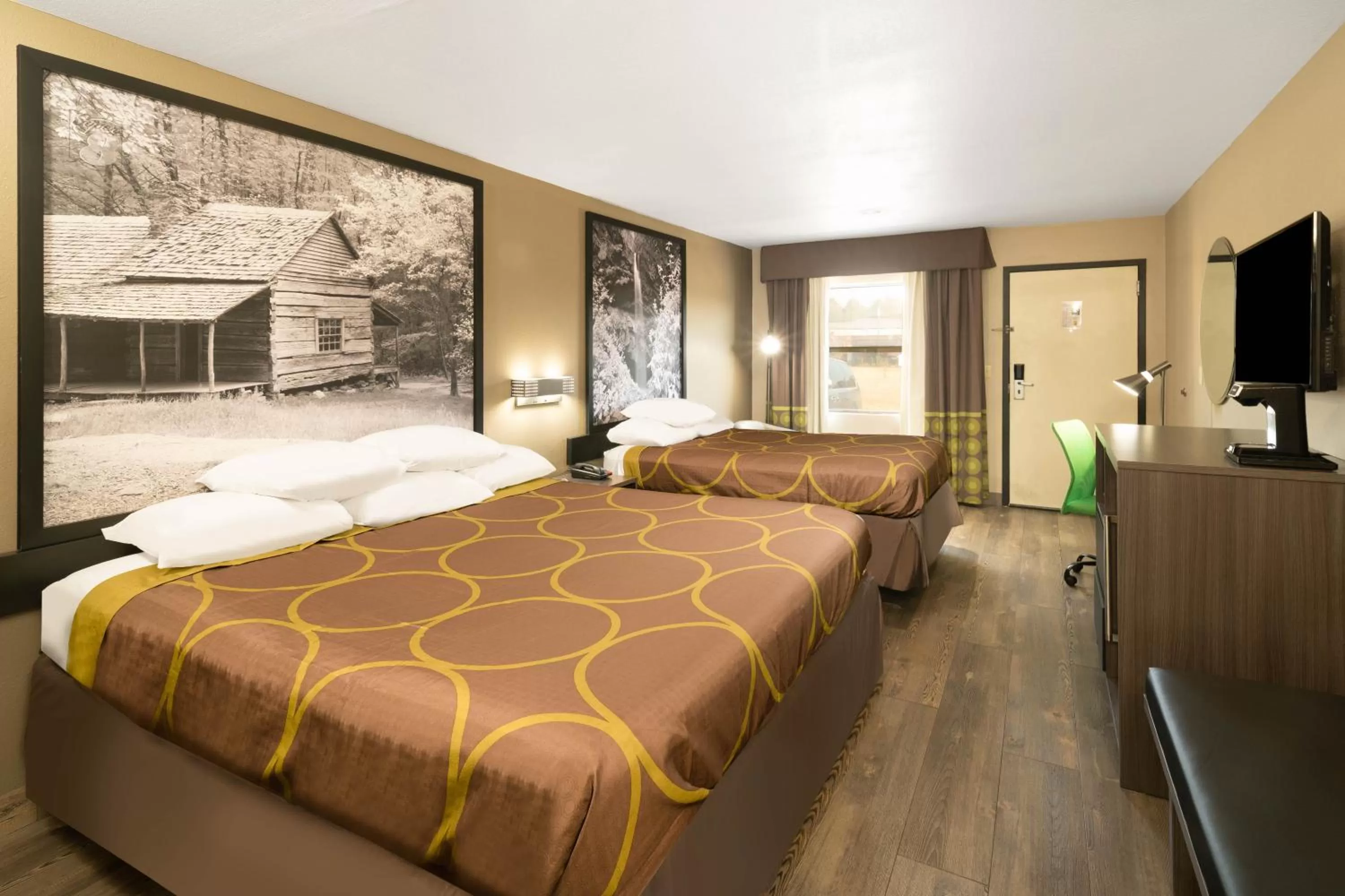 Bed in Super 8 by Wyndham Cleveland