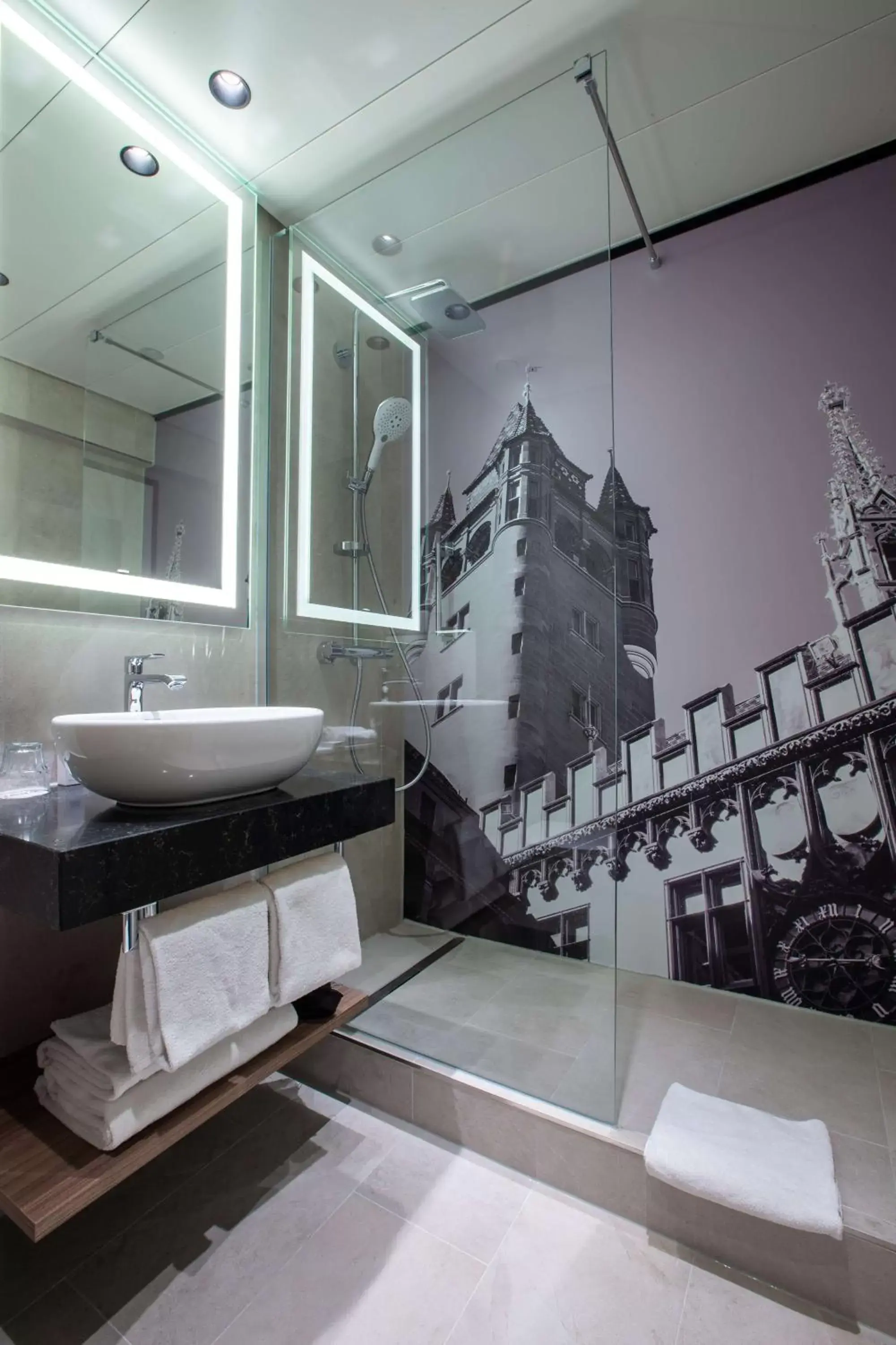 Bathroom in Radisson Blu, Basel