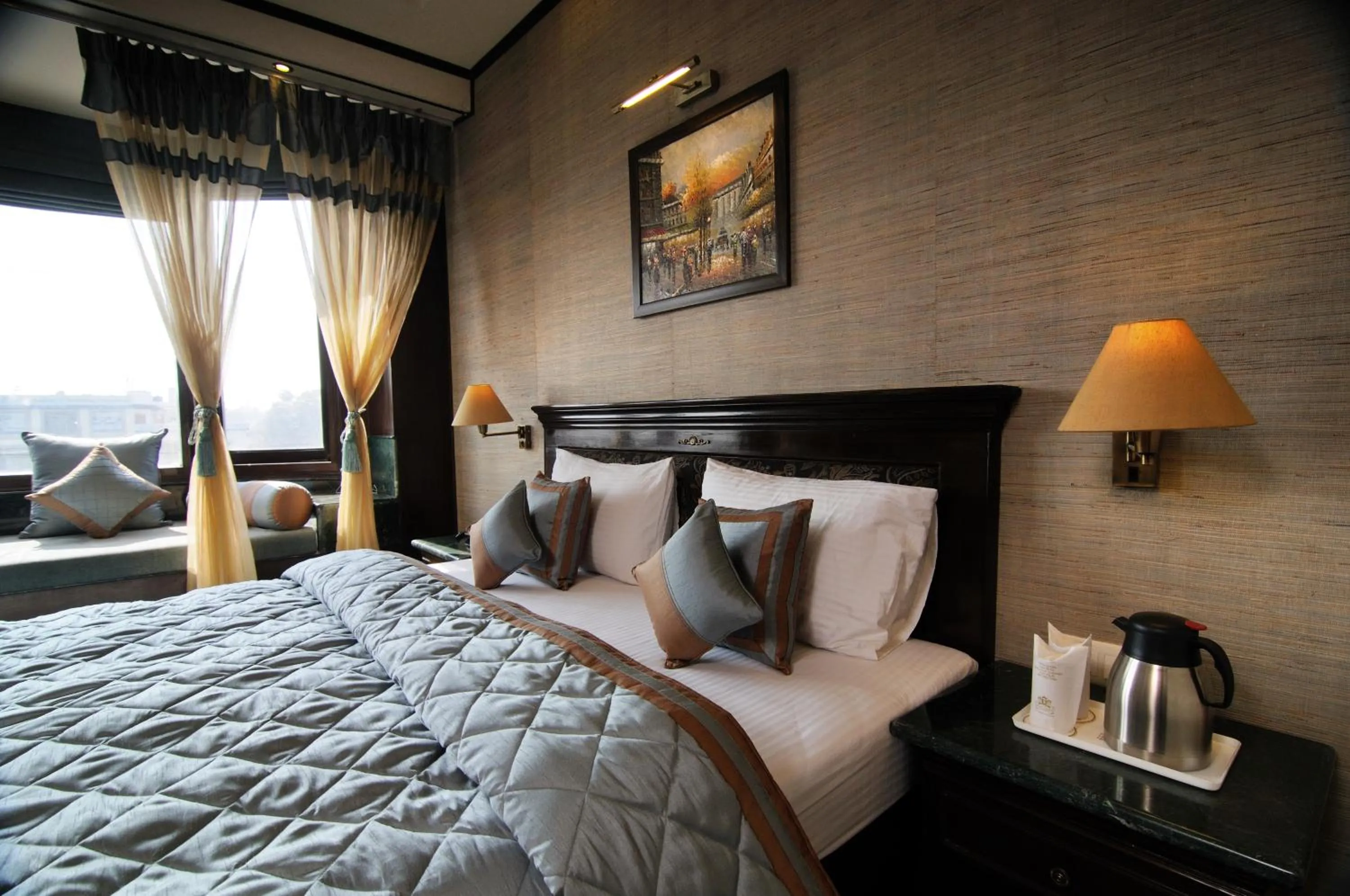 Bed in Hotel Diplomat Residency