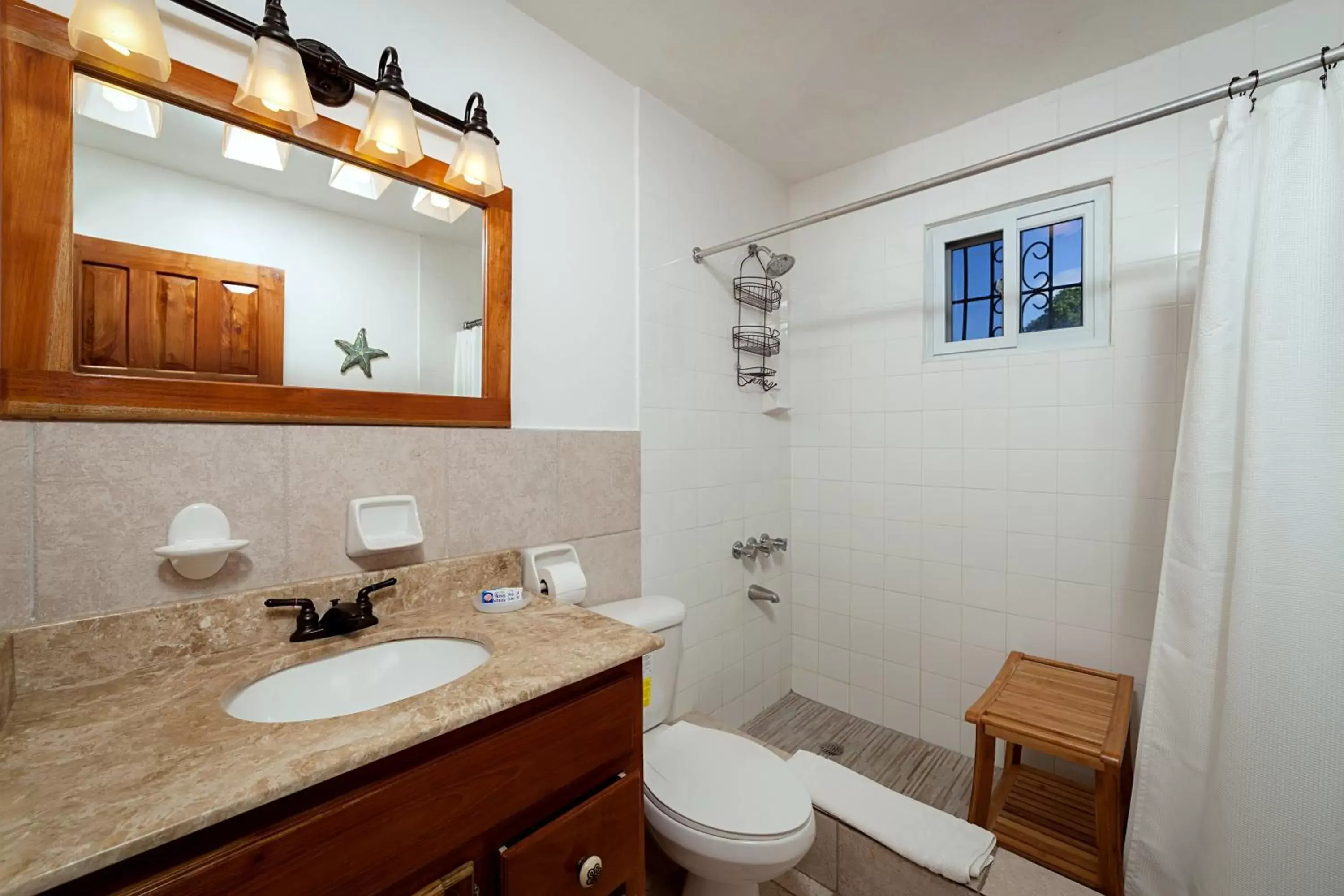 Bathroom in Beach House Condos, Negril