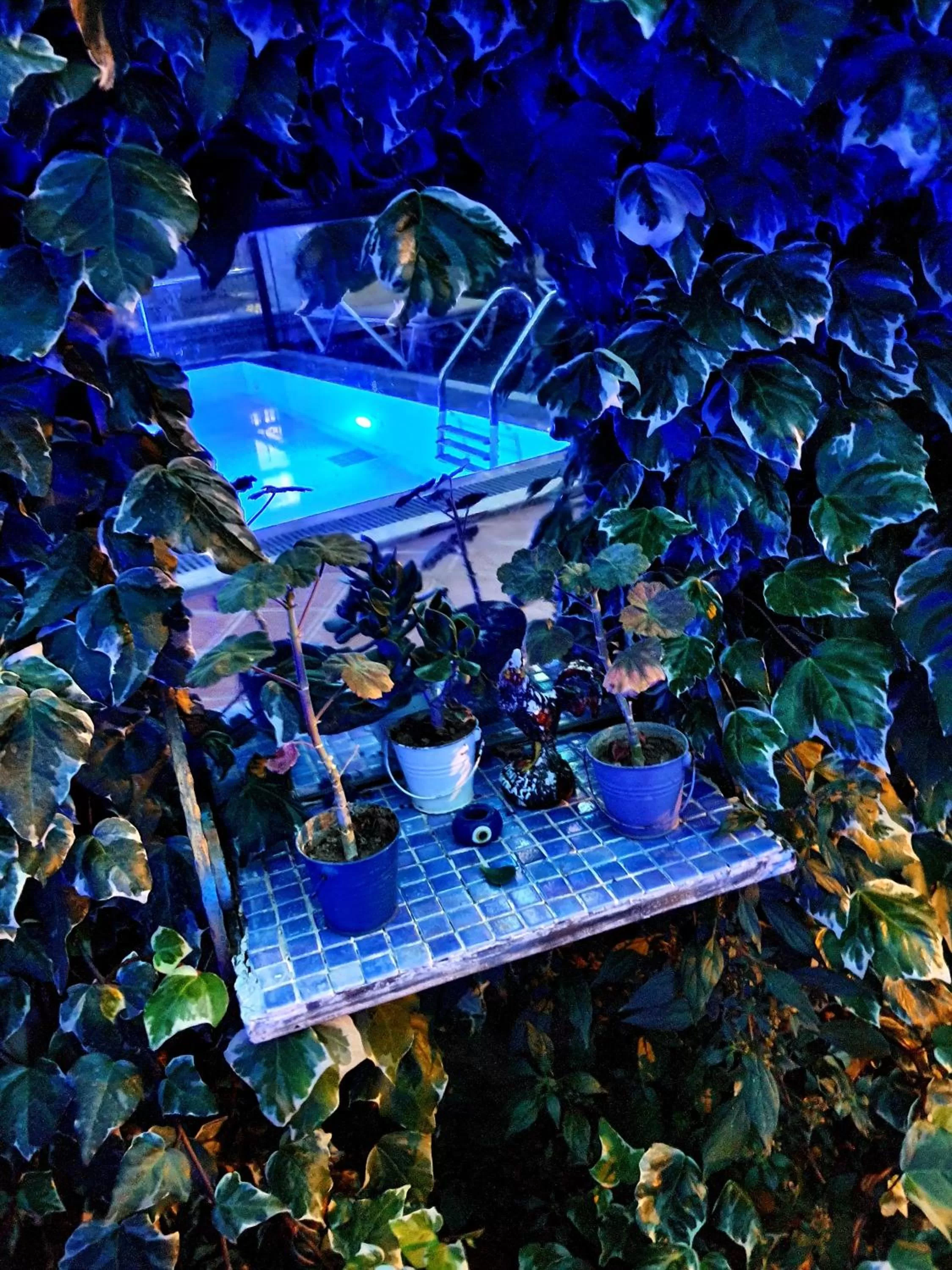 Pool view in Stone House Hotel