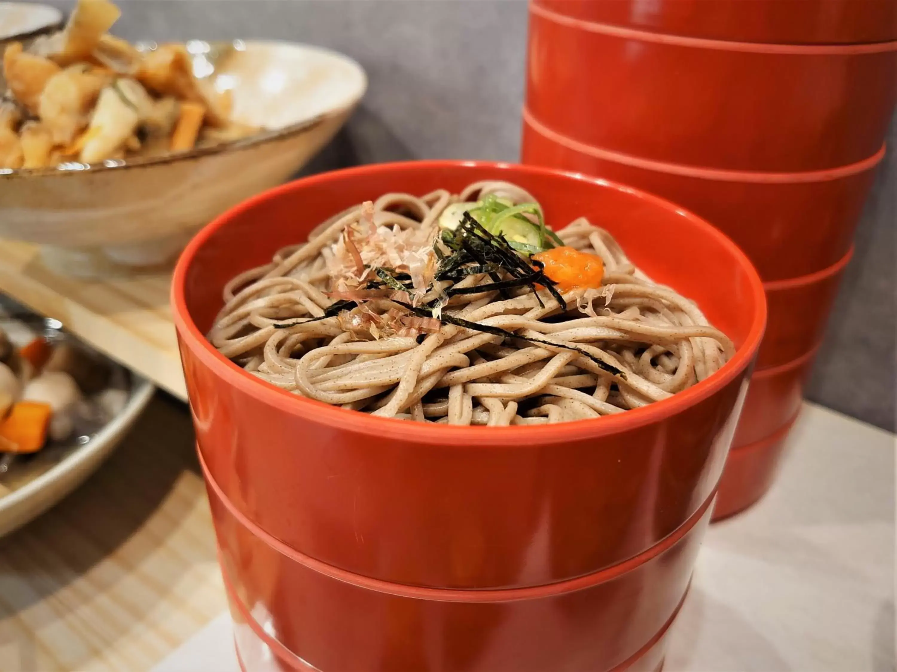 Buffet breakfast, Food in Green Rich Hotel Matsue Station Across - Artificial hot spring Futamata Yunohana