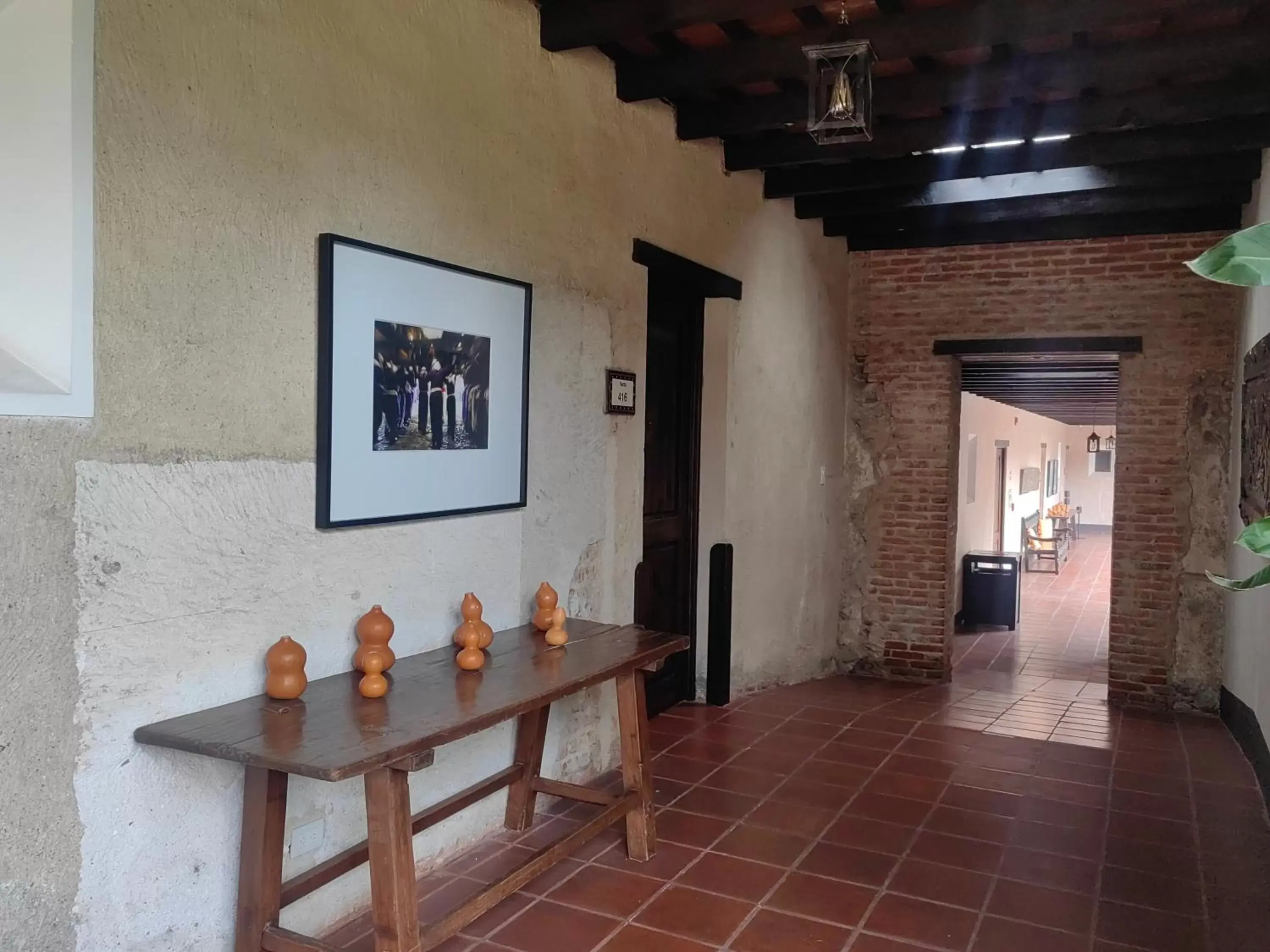 Decorative detail, Dining Area in Porta Hotel Antigua