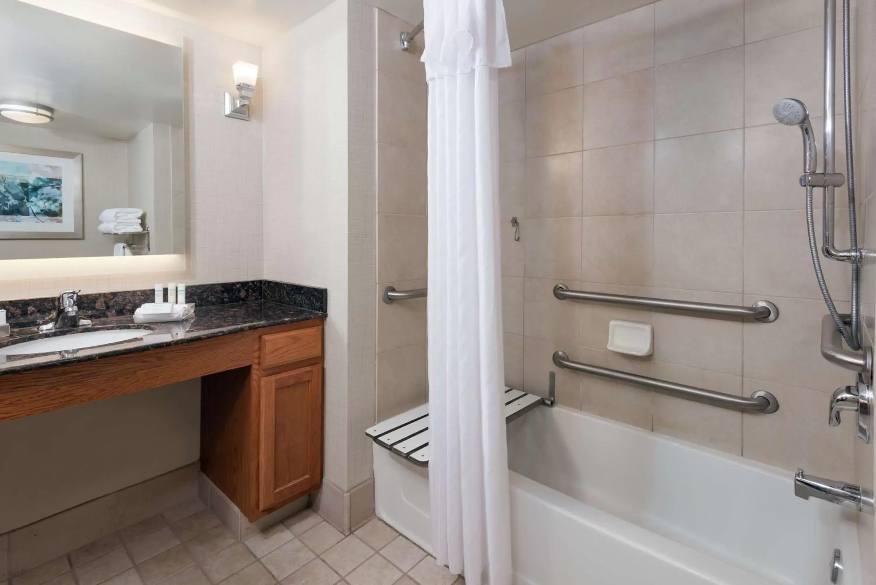Bathroom in Homewood Suites by Hilton Buffalo-Amherst