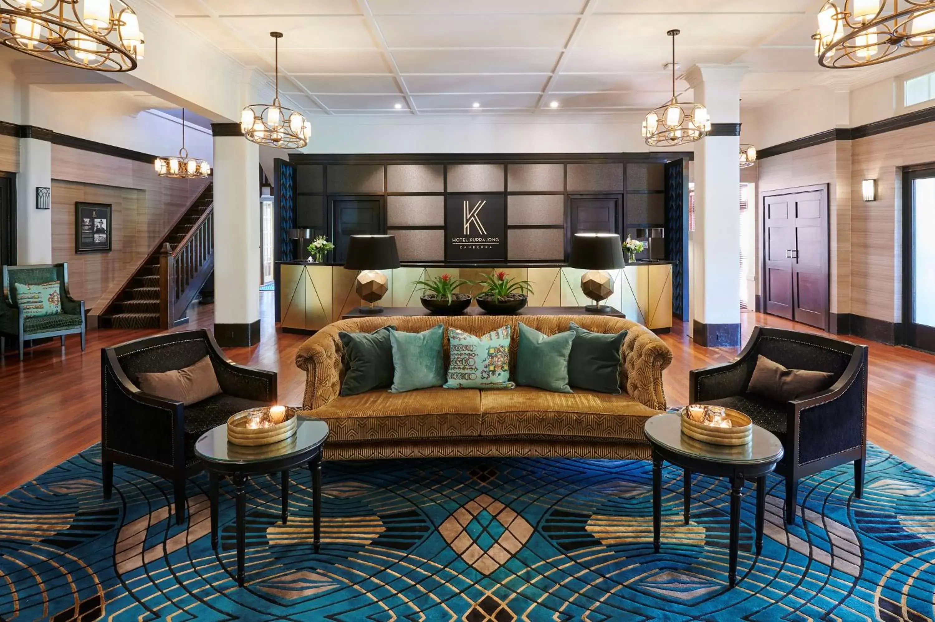 Lobby or reception in Hotel Kurrajong Canberra Lobby or reception in Hotel Kurrajong Canberra