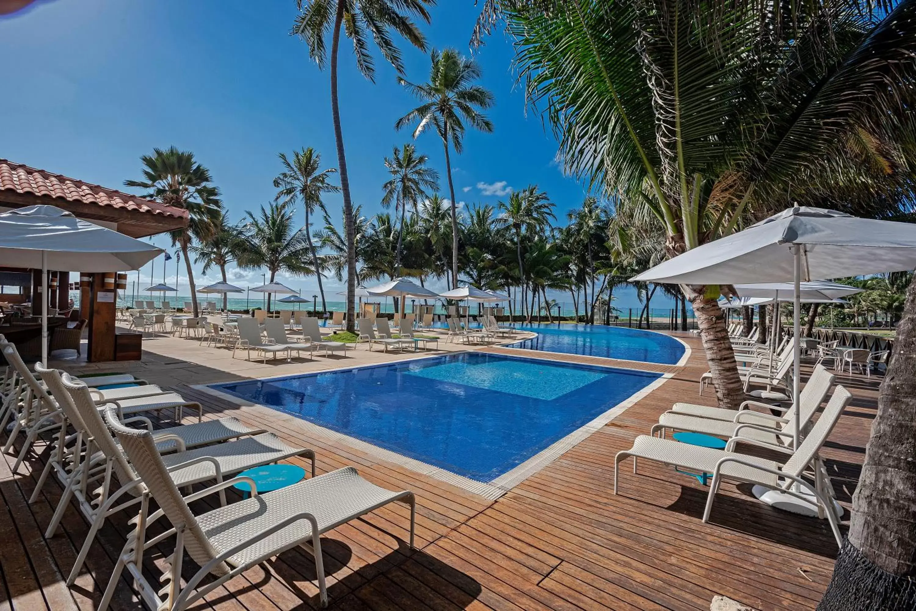 Pool view, Swimming Pool in Jatiúca Suites Resort by Slaviero Hotéis