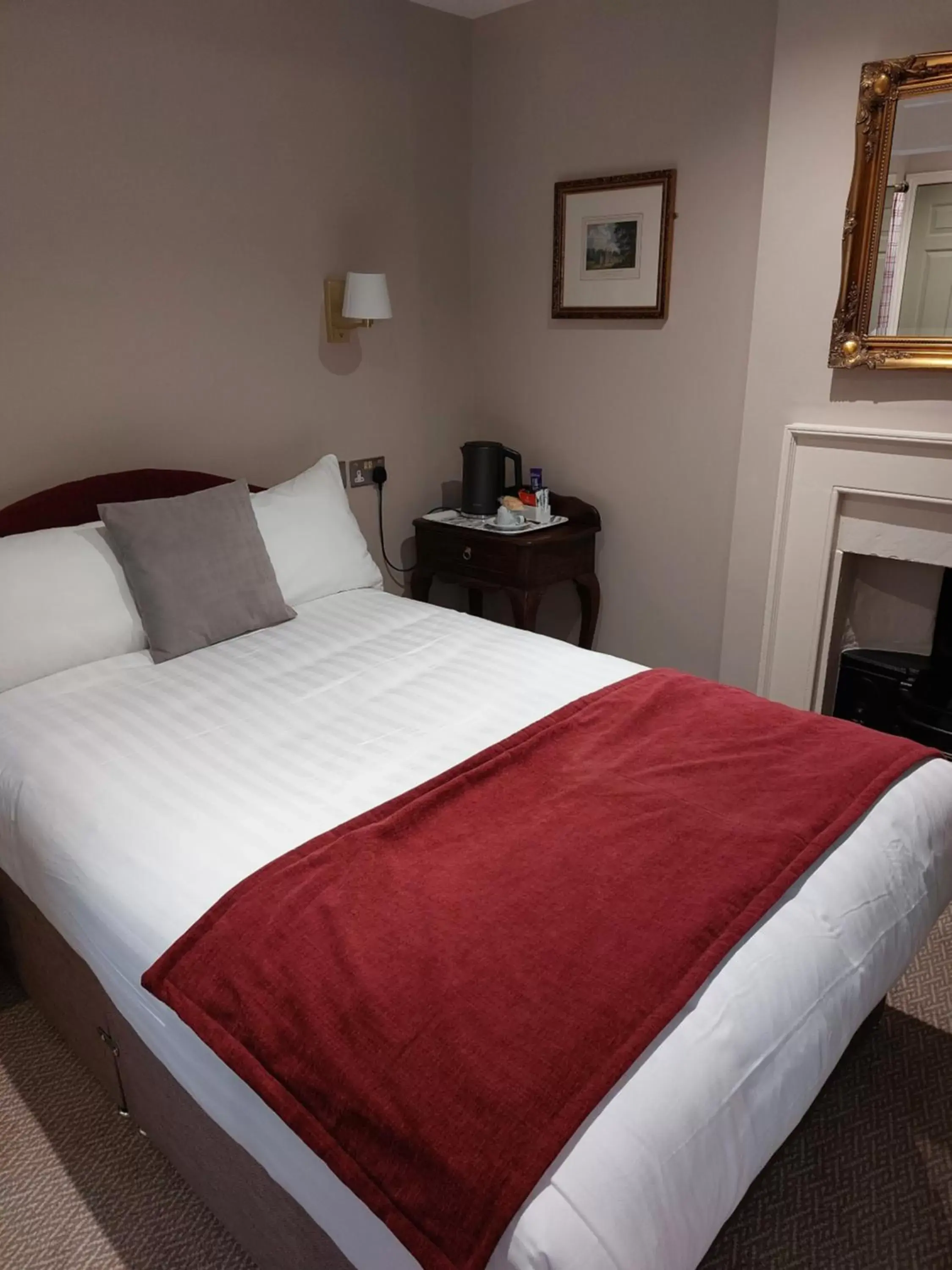 Bed in Owston Hall Hotel