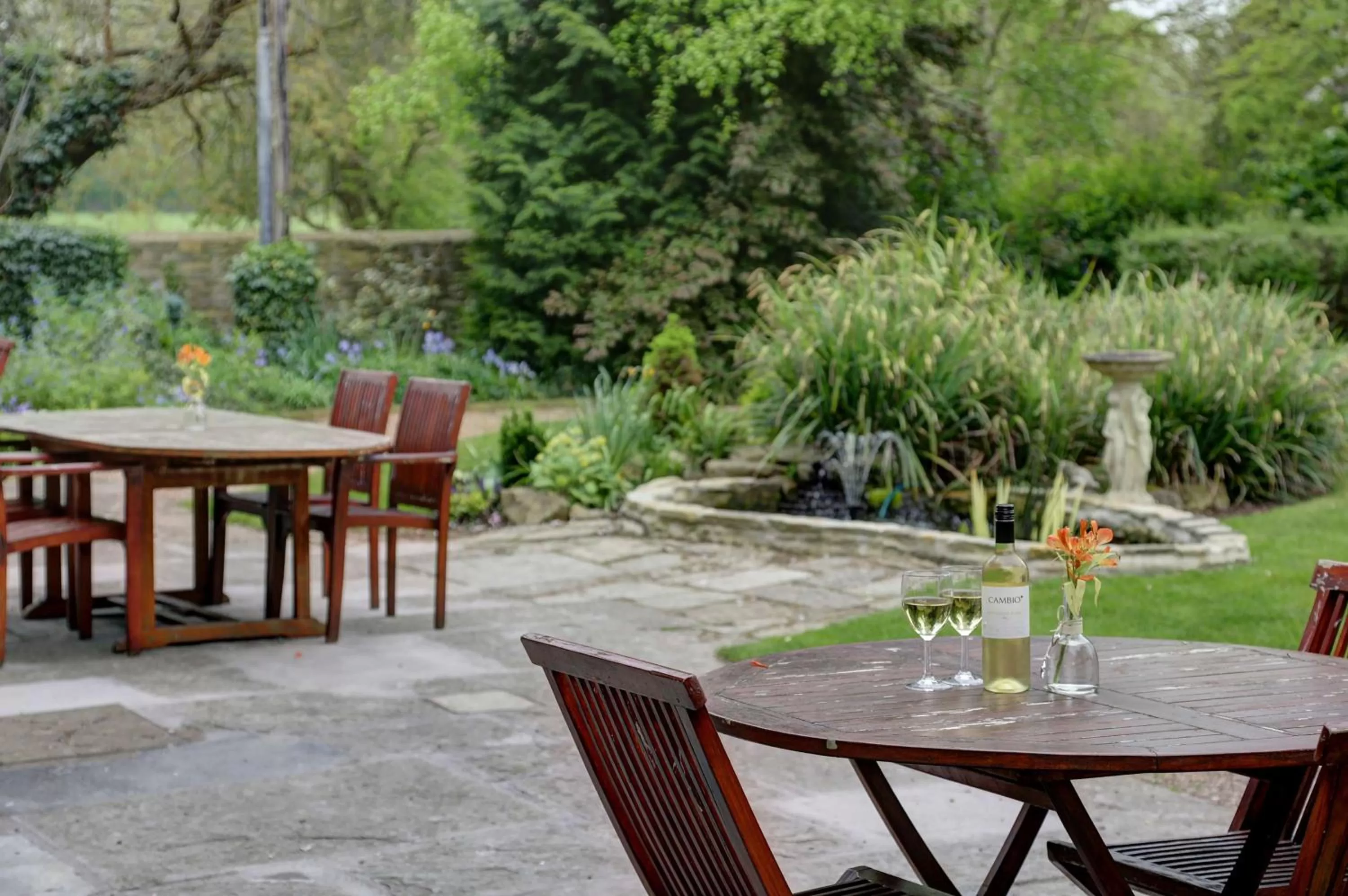 Patio in Karma Salford Hall Hotel