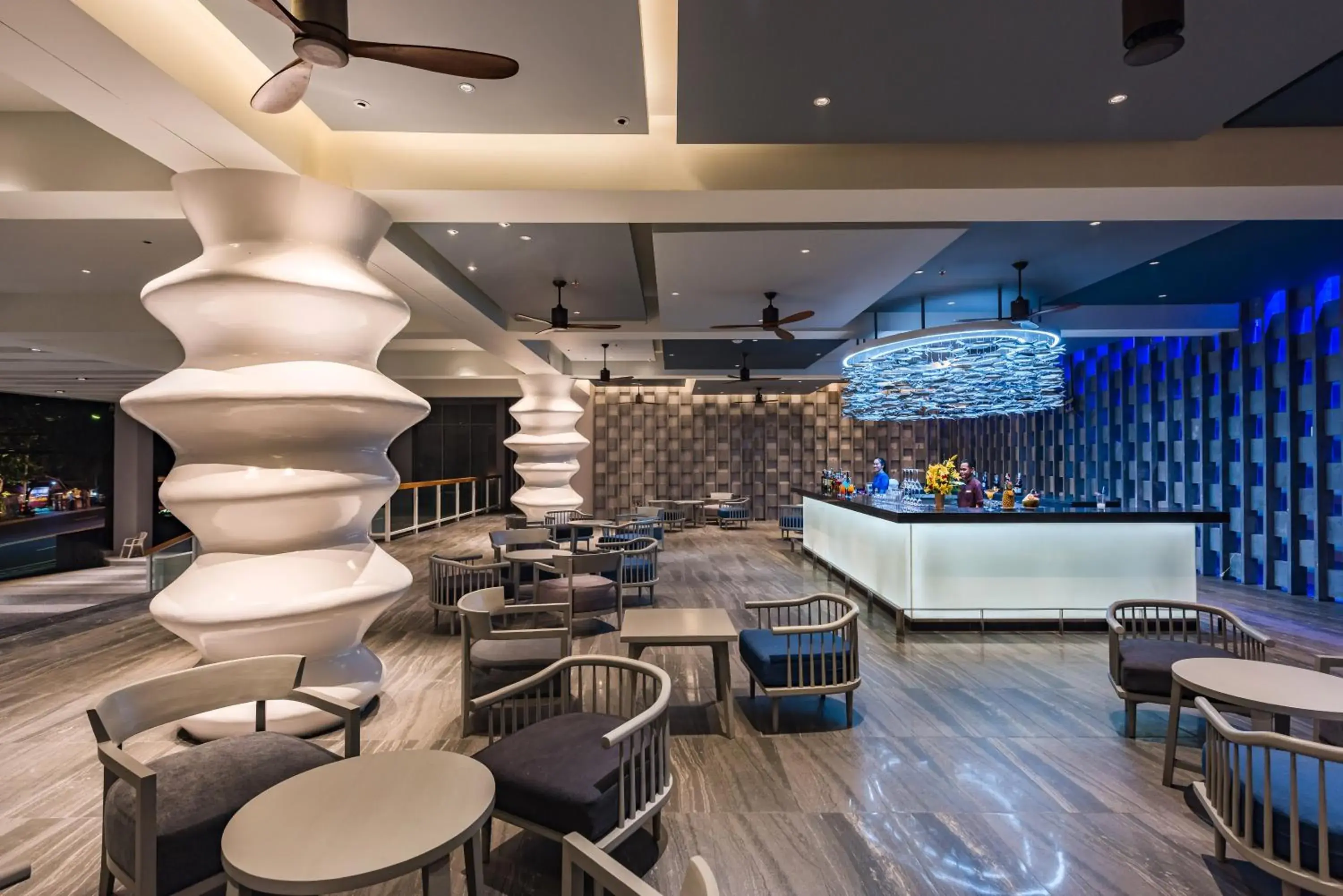 Lounge or bar in Oceanfront Beach Resort - SHA Extra Plus
