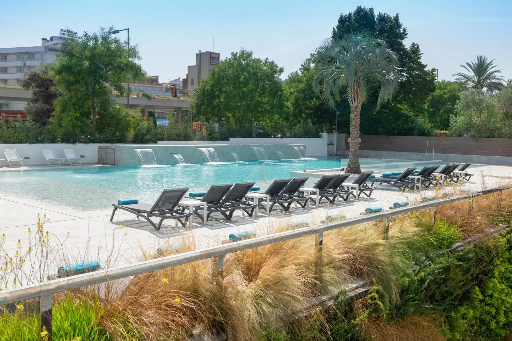 Balcony/Terrace, Swimming Pool in L'Azure Hotel 4* Sup