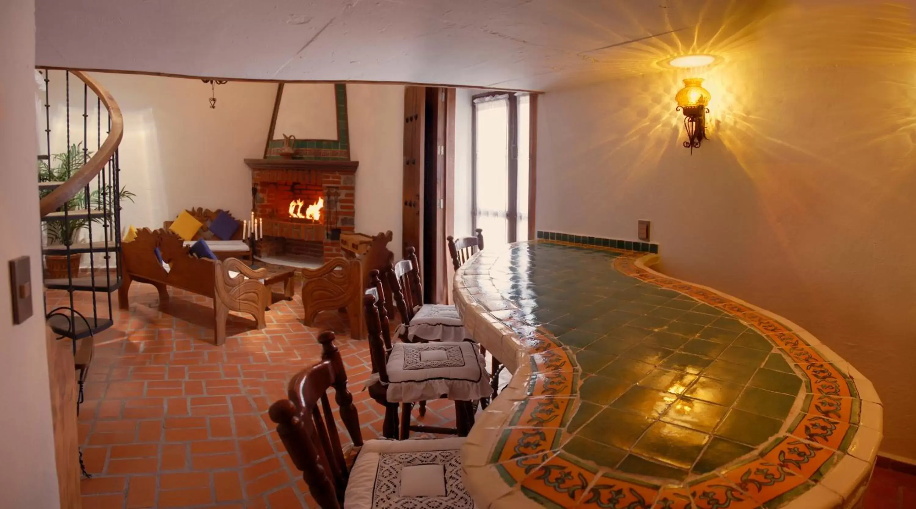 Living room, Seating Area in Posada Los Alcatraces