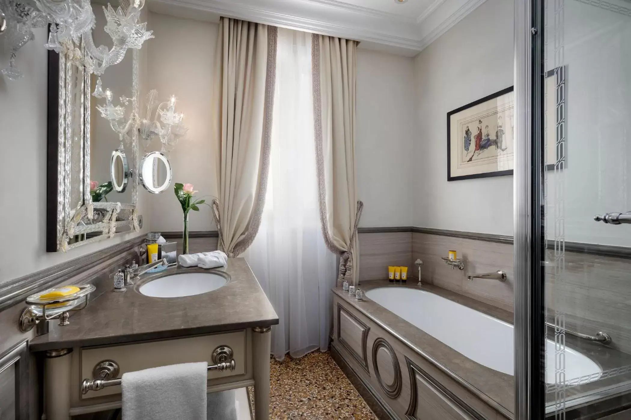 Bathroom in Hotel Danieli, Venice