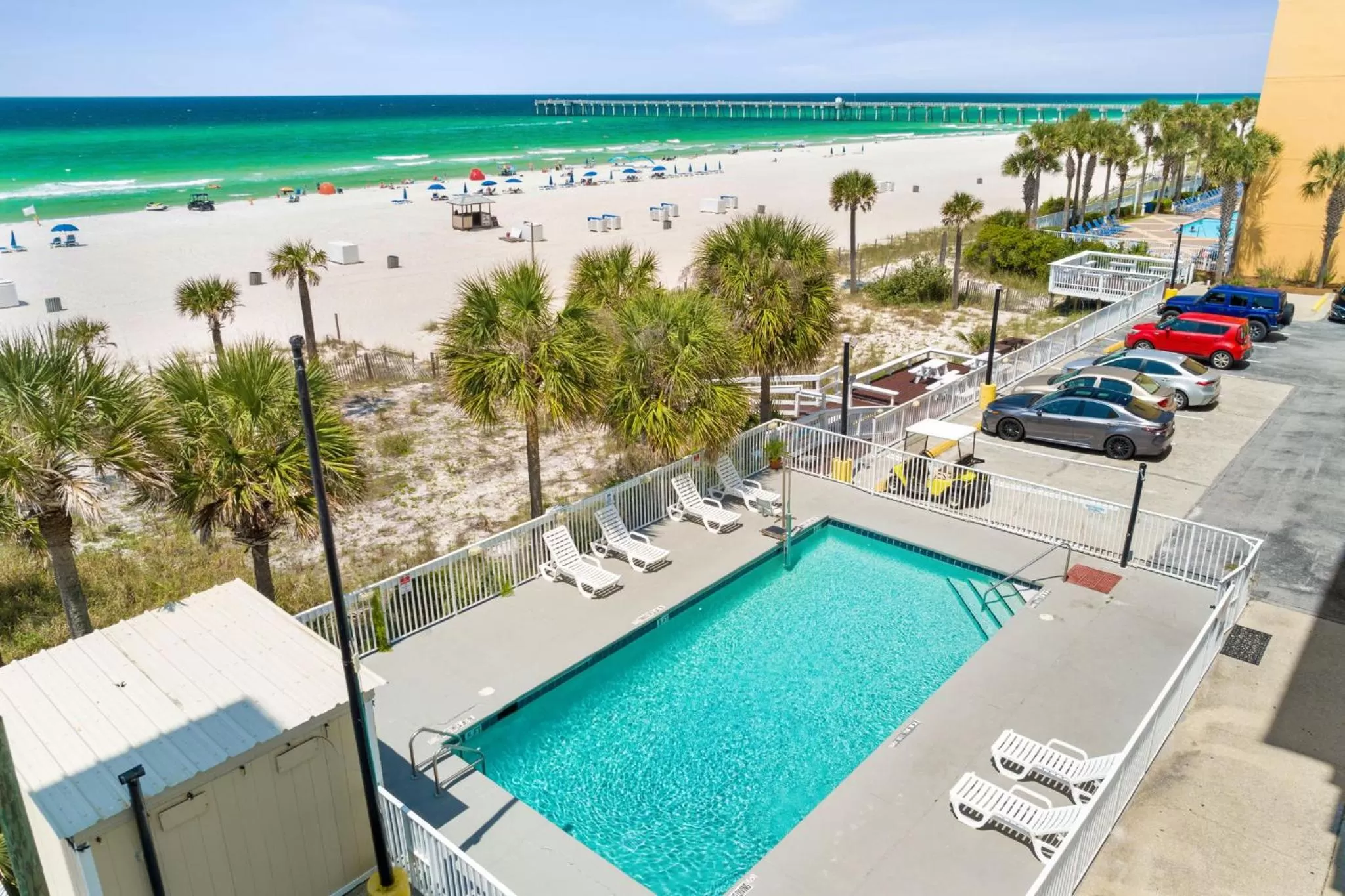 Swimming pool in Beach Tower Beachfront Hotel, a By The Sea Resort